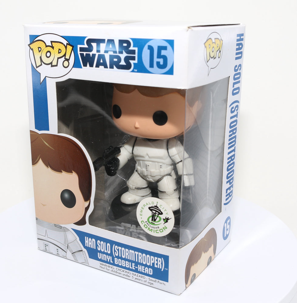 
                  
                    Han Solo in Star Wars: A New Hope Emerald City Comic Con Exclusive Funko POP! #15 - Grail
                  
                