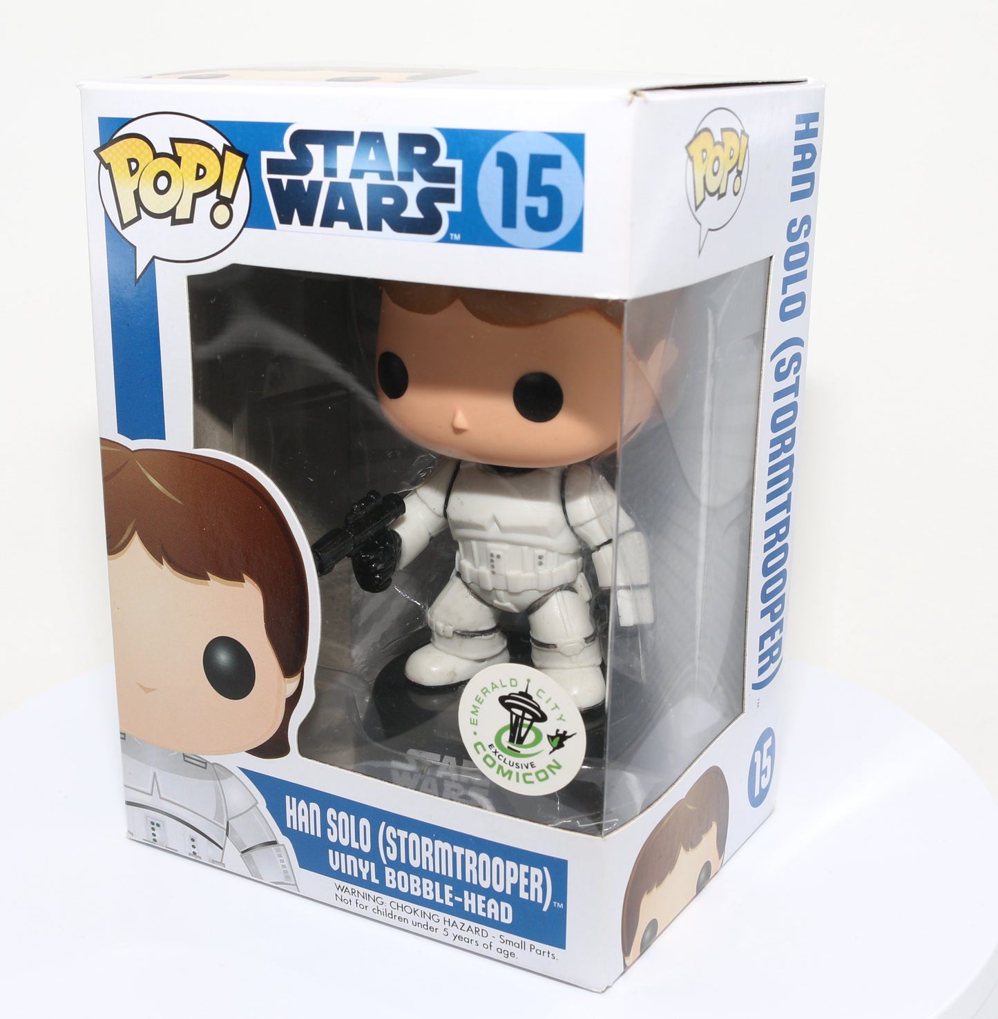 
                  
                    Han Solo in Star Wars: A New Hope Emerald City Comic Con Exclusive Funko POP! #15 - Grail
                  
                
