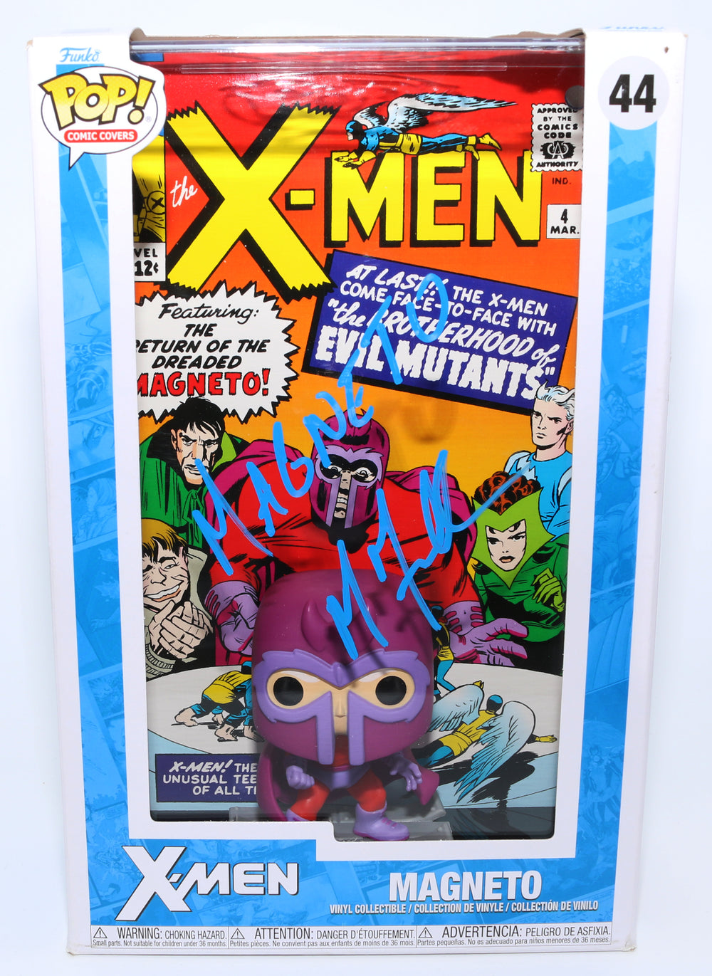 Michael Fassbender as Magento in X-Men Comic Cover Signed Funko POP! #44 with Character Name
