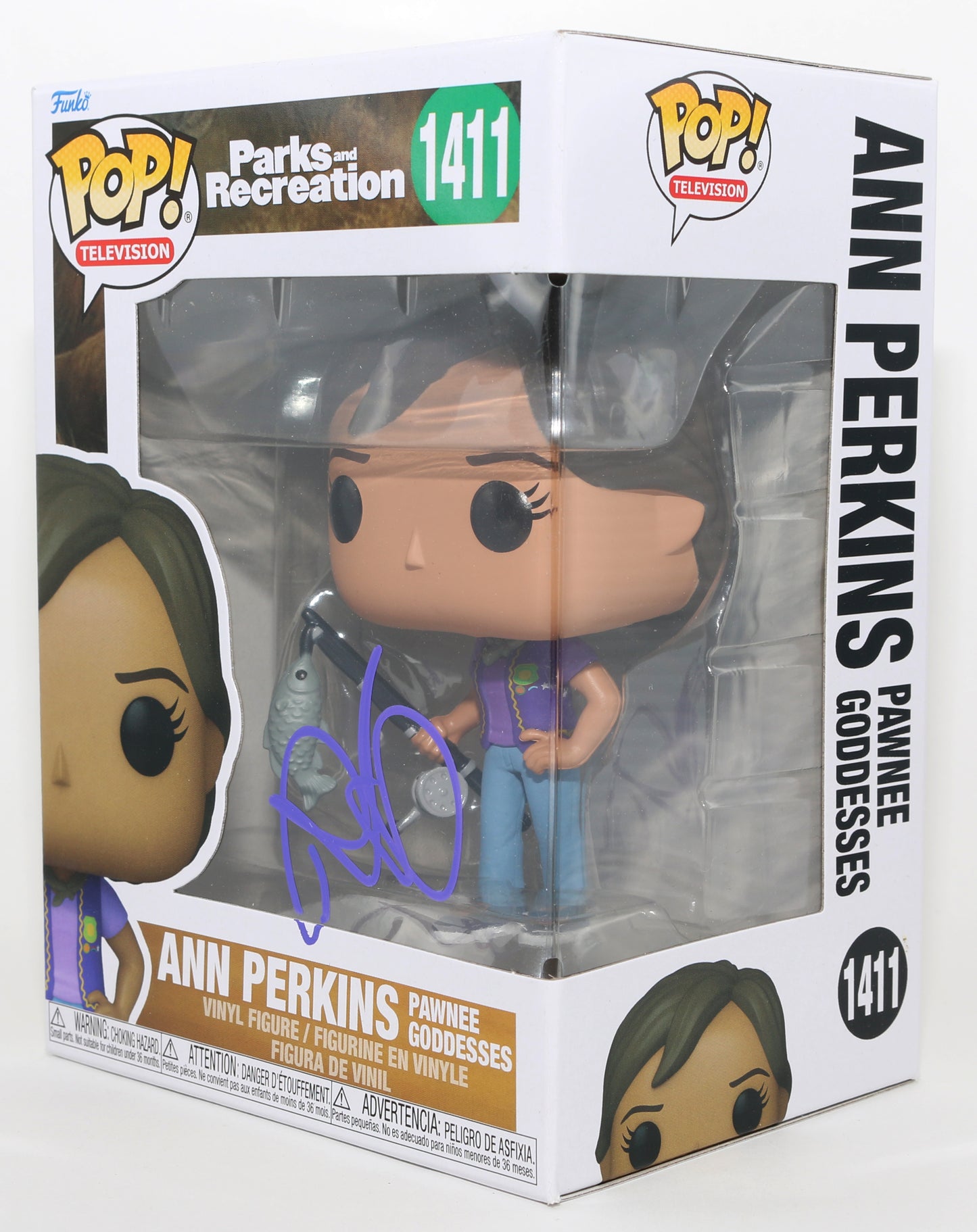
                  
                    Rashida Jones as Ann Perkins in Parks & Recreation Signed Funko POP! #1411
                  
                