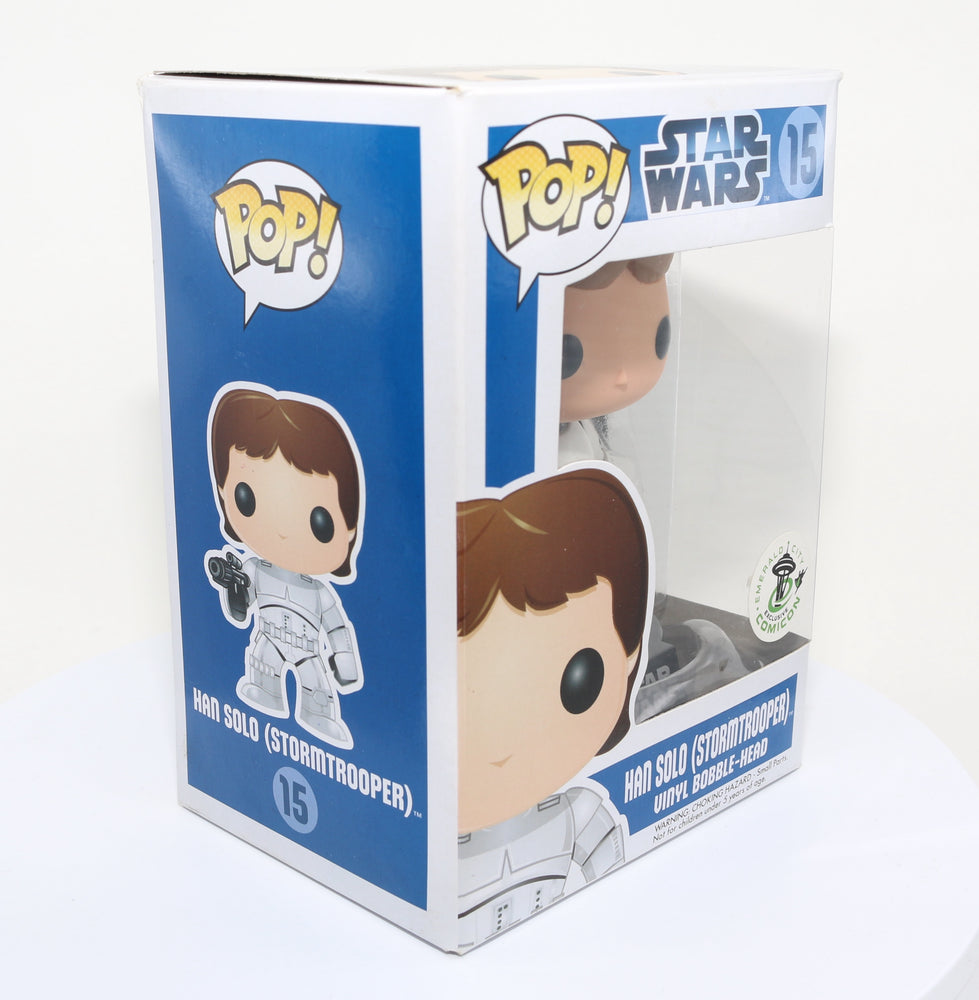 
                  
                    Han Solo in Star Wars: A New Hope Emerald City Comic Con Exclusive Funko POP! #15 - Grail
                  
                