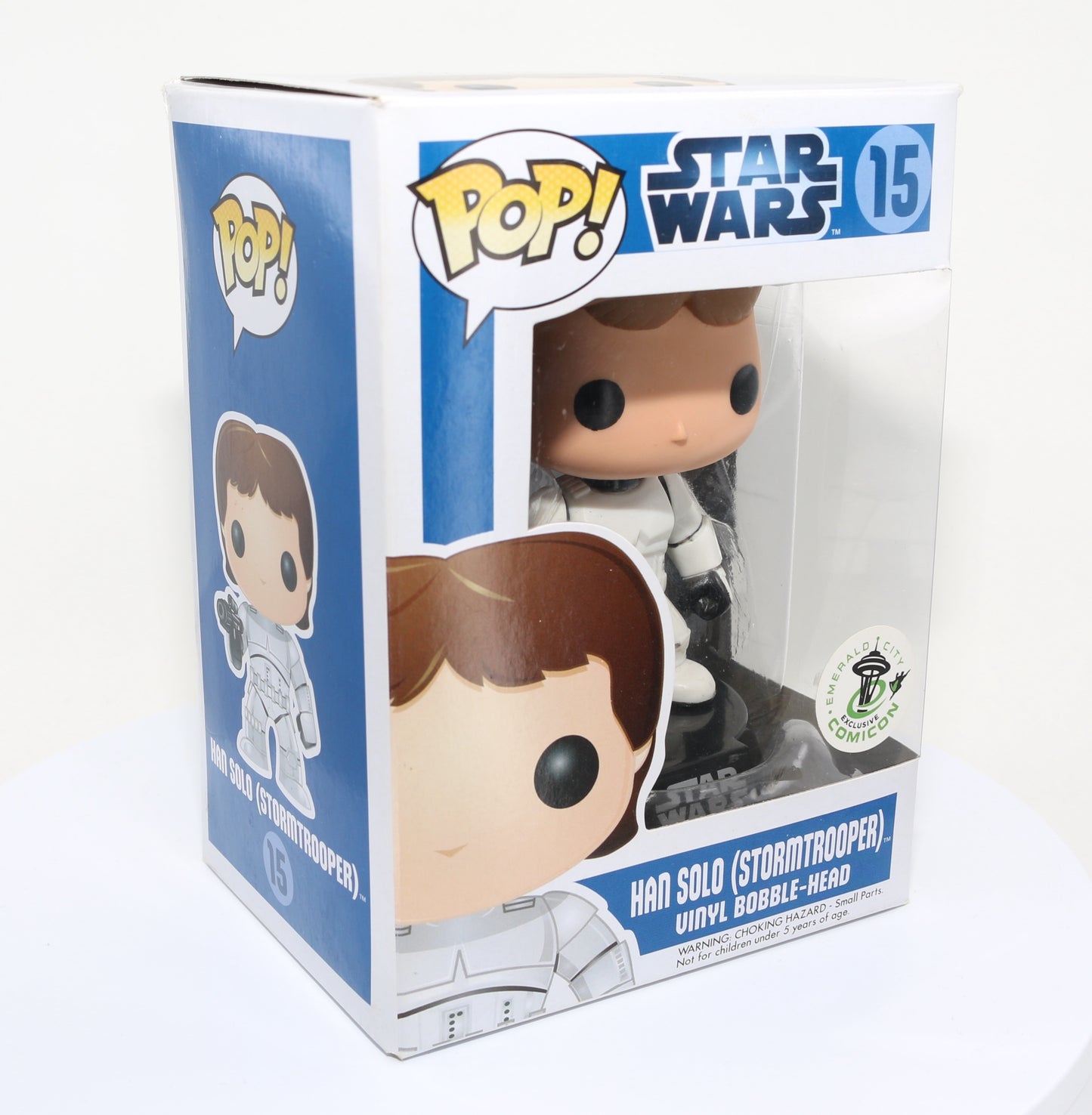 
                  
                    Han Solo in Star Wars: A New Hope Emerald City Comic Con Exclusive Funko POP! #15 - Grail
                  
                