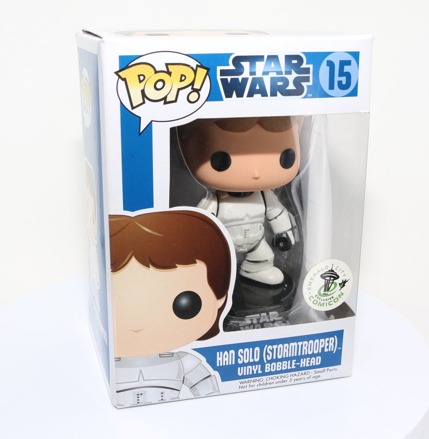 
                  
                    Han Solo in Star Wars: A New Hope Emerald City Comic Con Exclusive Funko POP! #15 - Grail
                  
                