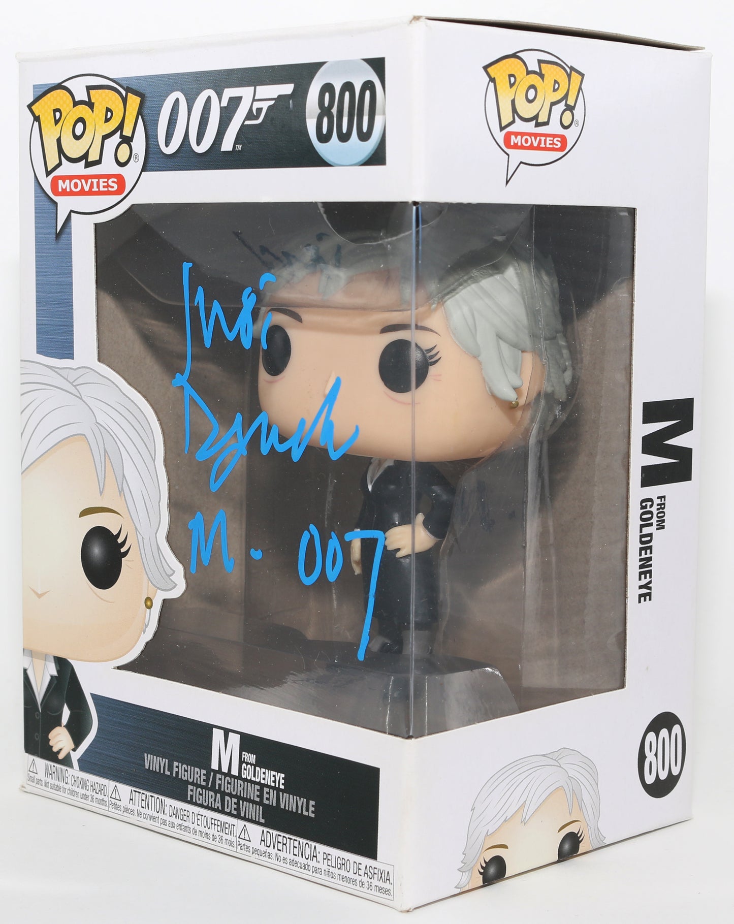 
                  
                    Judi Dench as M in James Bond 007: Goldeneye Signed Funko POP! #800
                  
                