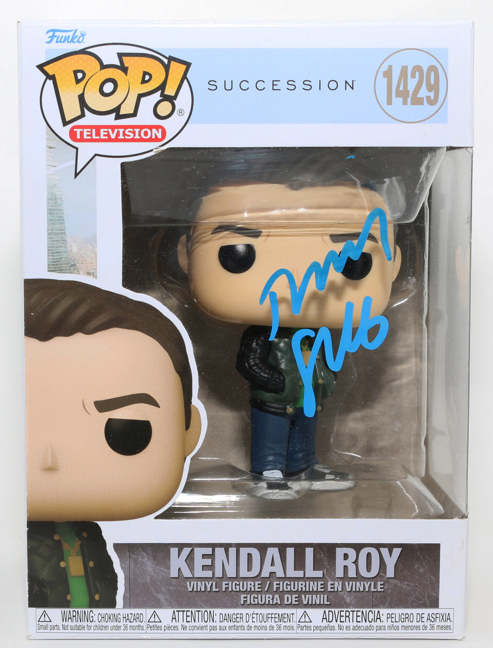 Jeremy Strong as Kendall Roy in Succession Signed Funko POP! #1429
