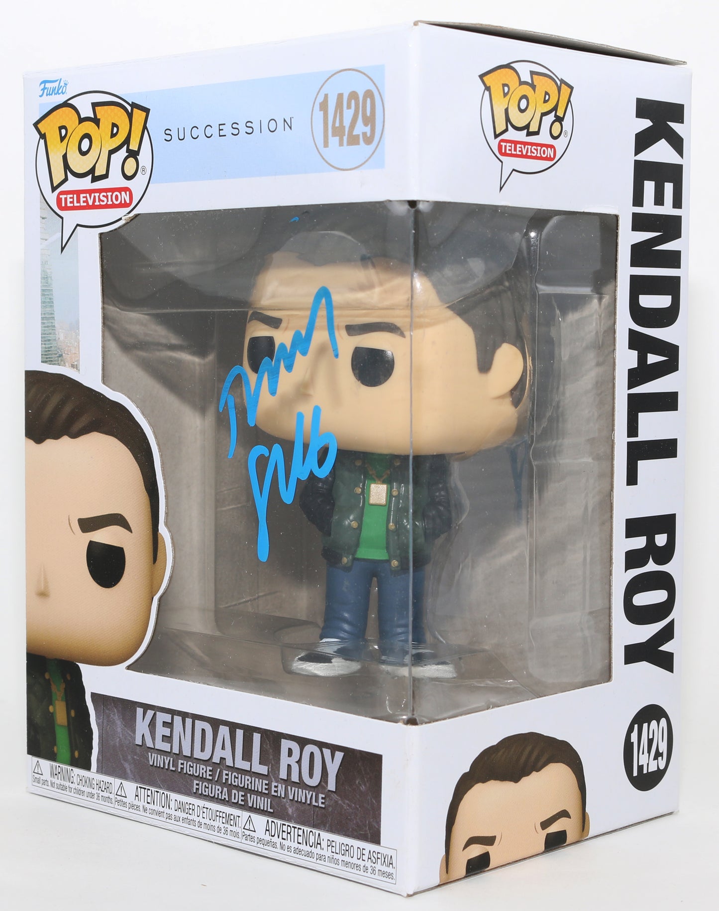 
                  
                    Jeremy Strong as Kendall Roy in Succession Signed Funko POP! #1429
                  
                