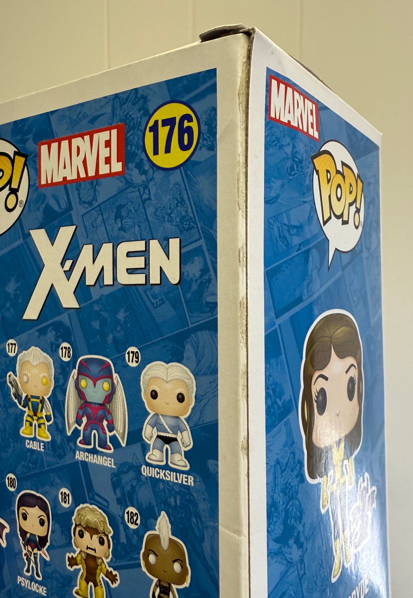
                  
                    Elliot / Ellen Page as Kitty Pryde in X-Men 2016 New York Comic Con Exclusive (JSA) Signed Funko POP! #176 with Character Name & Quote
                  
                
