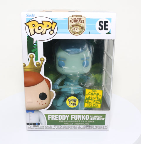 Freddy Funko as Star Wars Anakin Skywalker Holograph Glow in the Dark Funko Camp Fundays 2023 Exclusive Limited to 250 Pieces POP! Funko #SE - Grail
