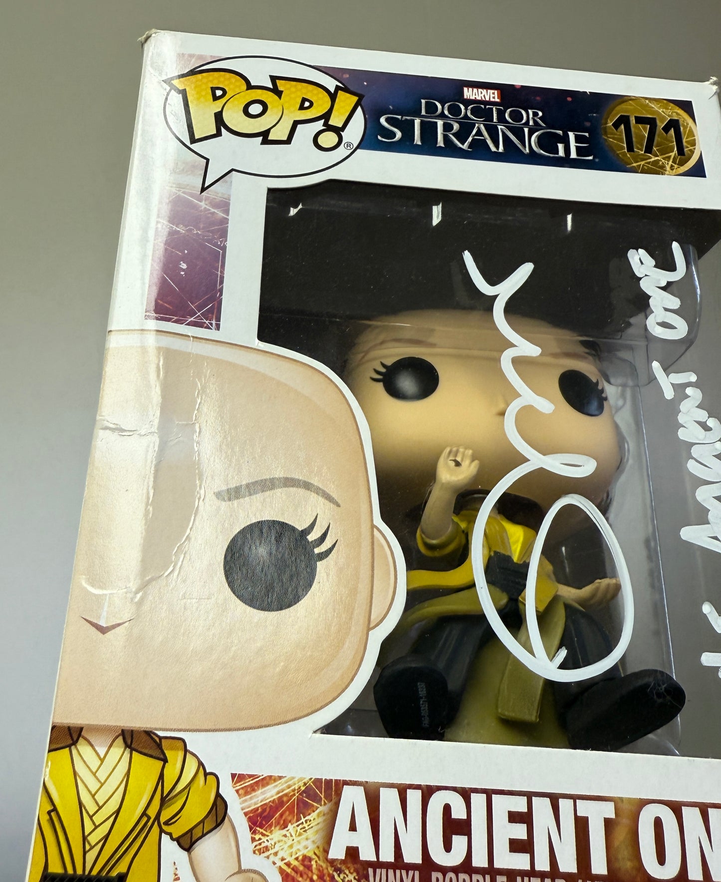
                  
                    Tilda Swinton as The Ancient One in Doctor Strange Signed Funko POP! #171 with Character Name
                  
                