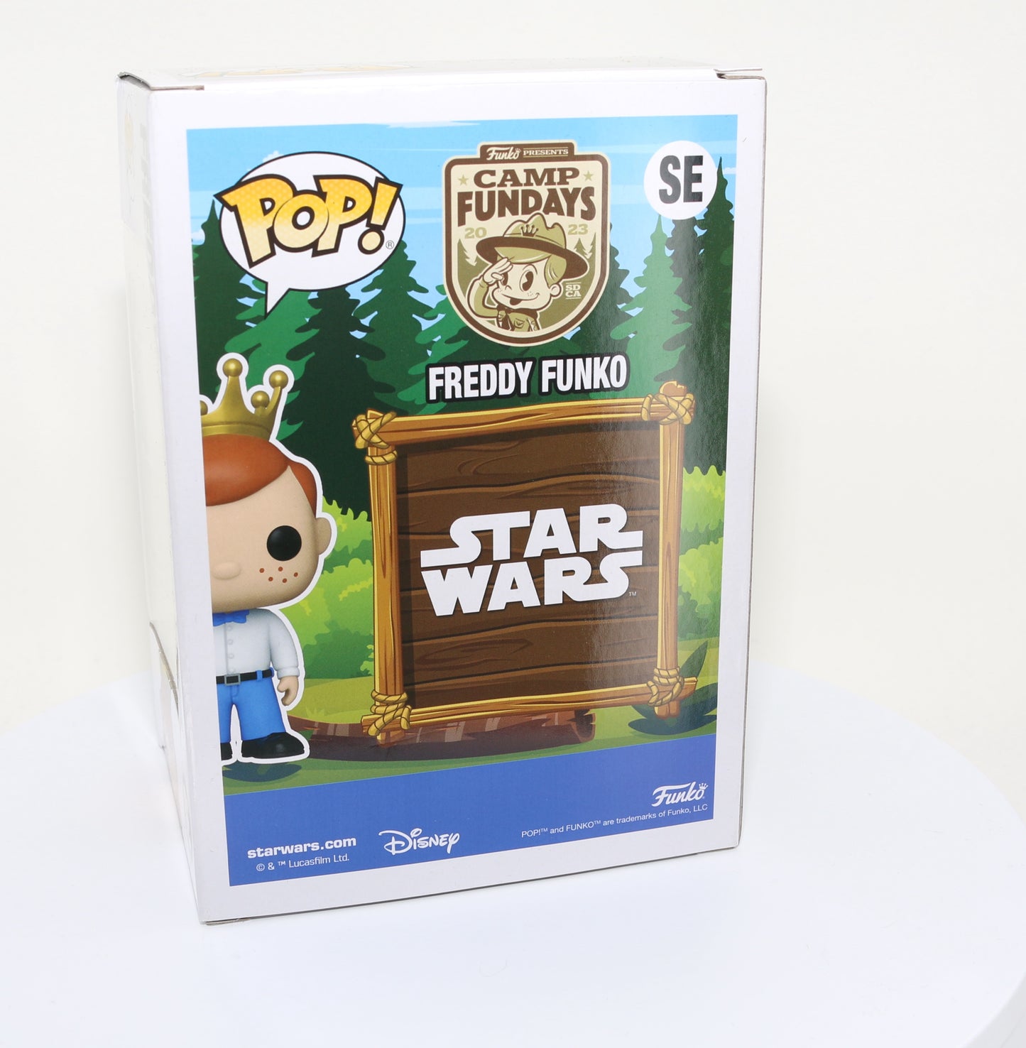 
                  
                    Freddy Funko as Star Wars Anakin Skywalker Holograph Glow in the Dark Funko Camp Fundays 2023 Exclusive Limited to 250 Pieces POP! Funko #SE - Grail
                  
                