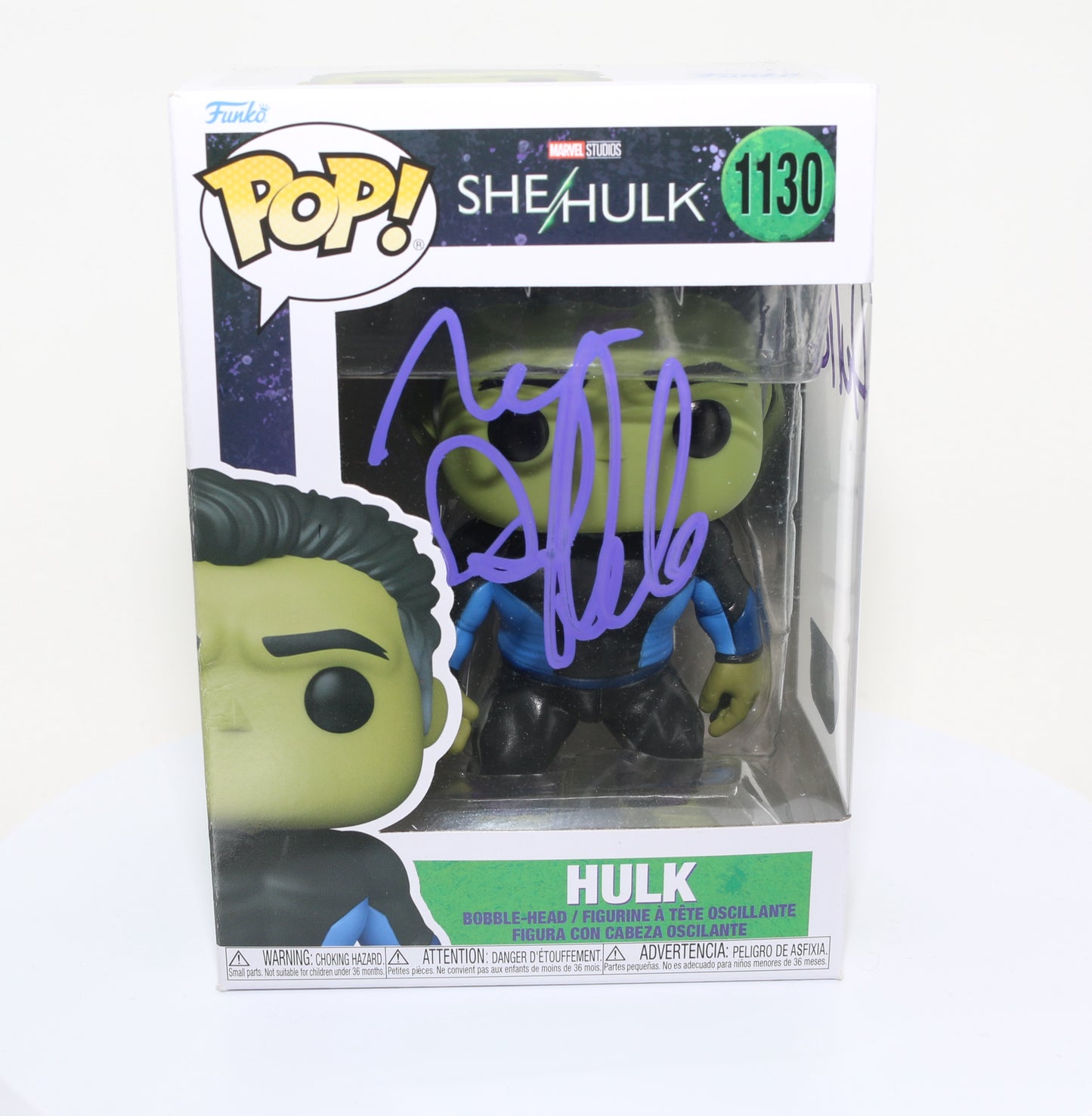 
                  
                    Mark Ruffalo as the Hulk in She-Hulk (SWAU) Signed Funko POP! #1130 with Character Name
                  
                