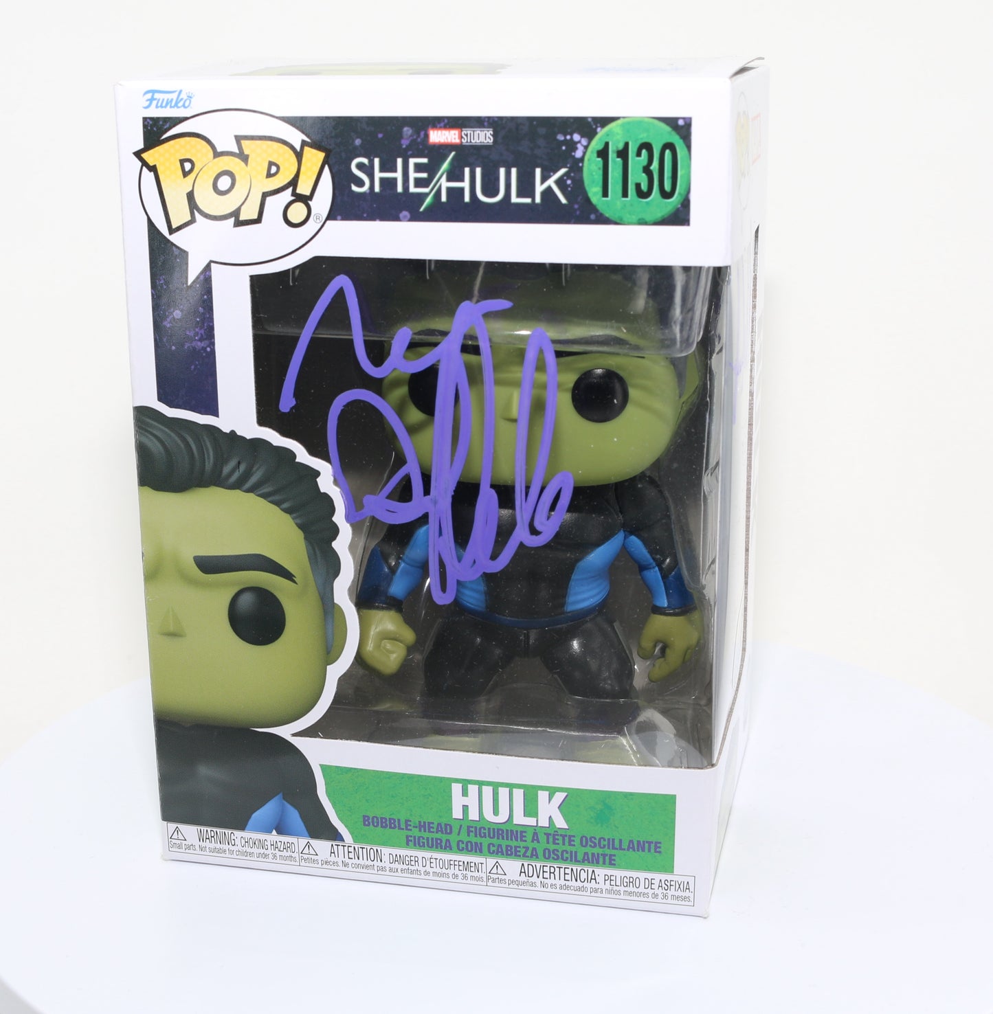 
                  
                    Mark Ruffalo as the Hulk in She-Hulk (SWAU) Signed Funko POP! #1130 with Character Name
                  
                