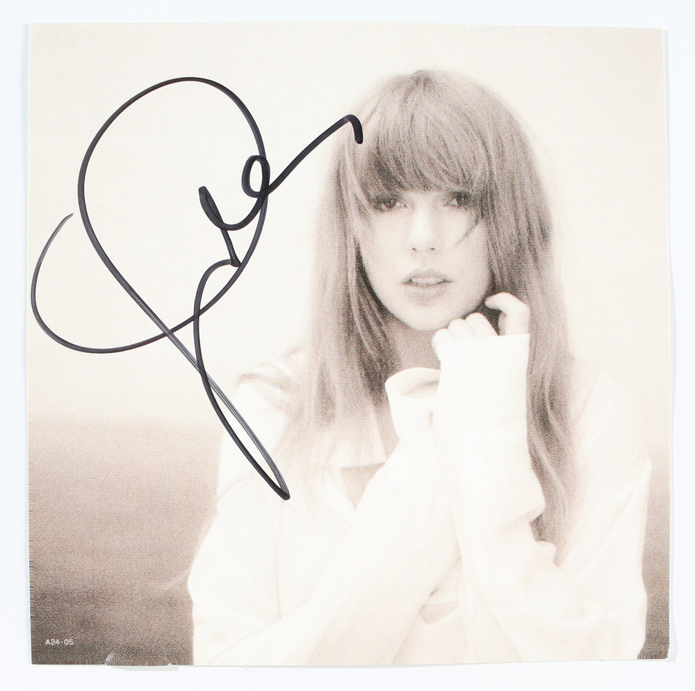 
                  
                    The Tortured Poets Department CD Album Insert Signed by Taylor Swift
                  
                