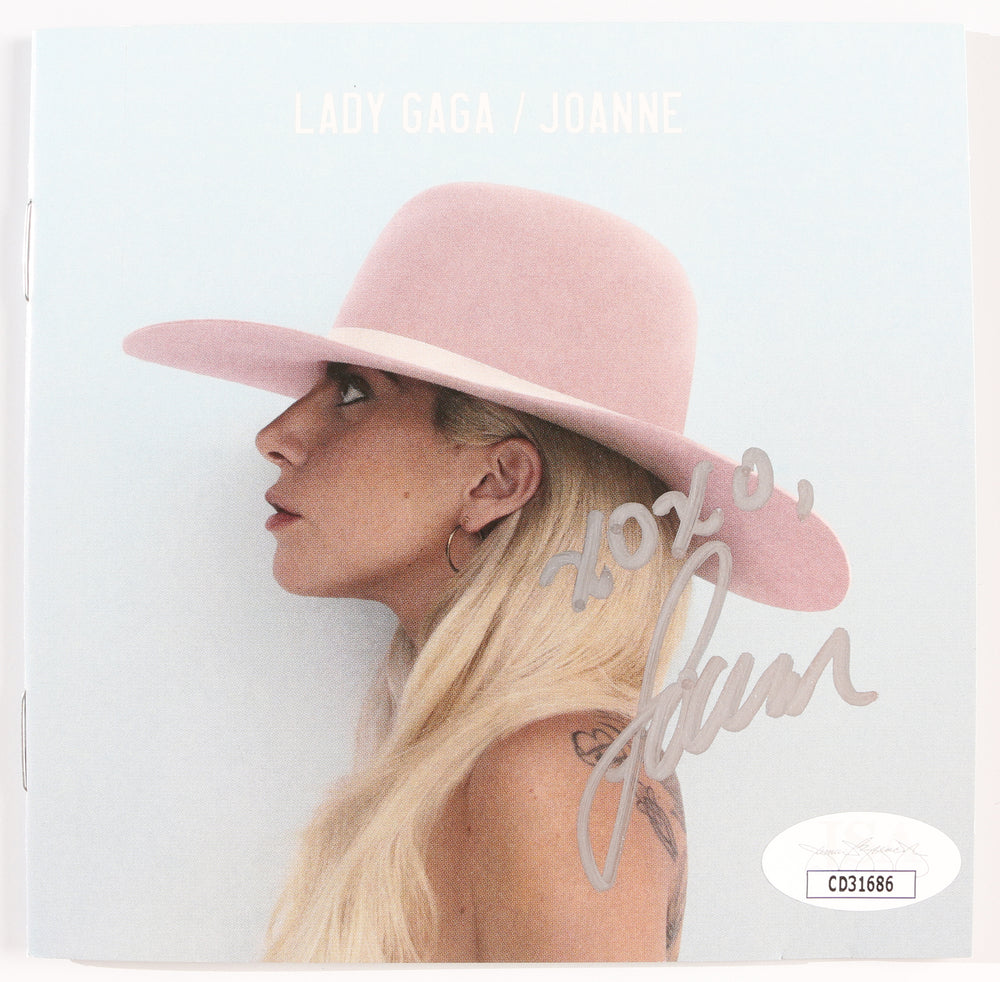 Joanne CD Album Insert (JSA) Signed by Lady Gaga
