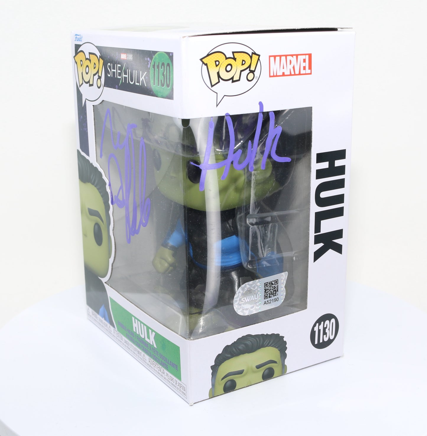 
                  
                    Mark Ruffalo as the Hulk in She-Hulk (SWAU) Signed Funko POP! #1130 with Character Name
                  
                