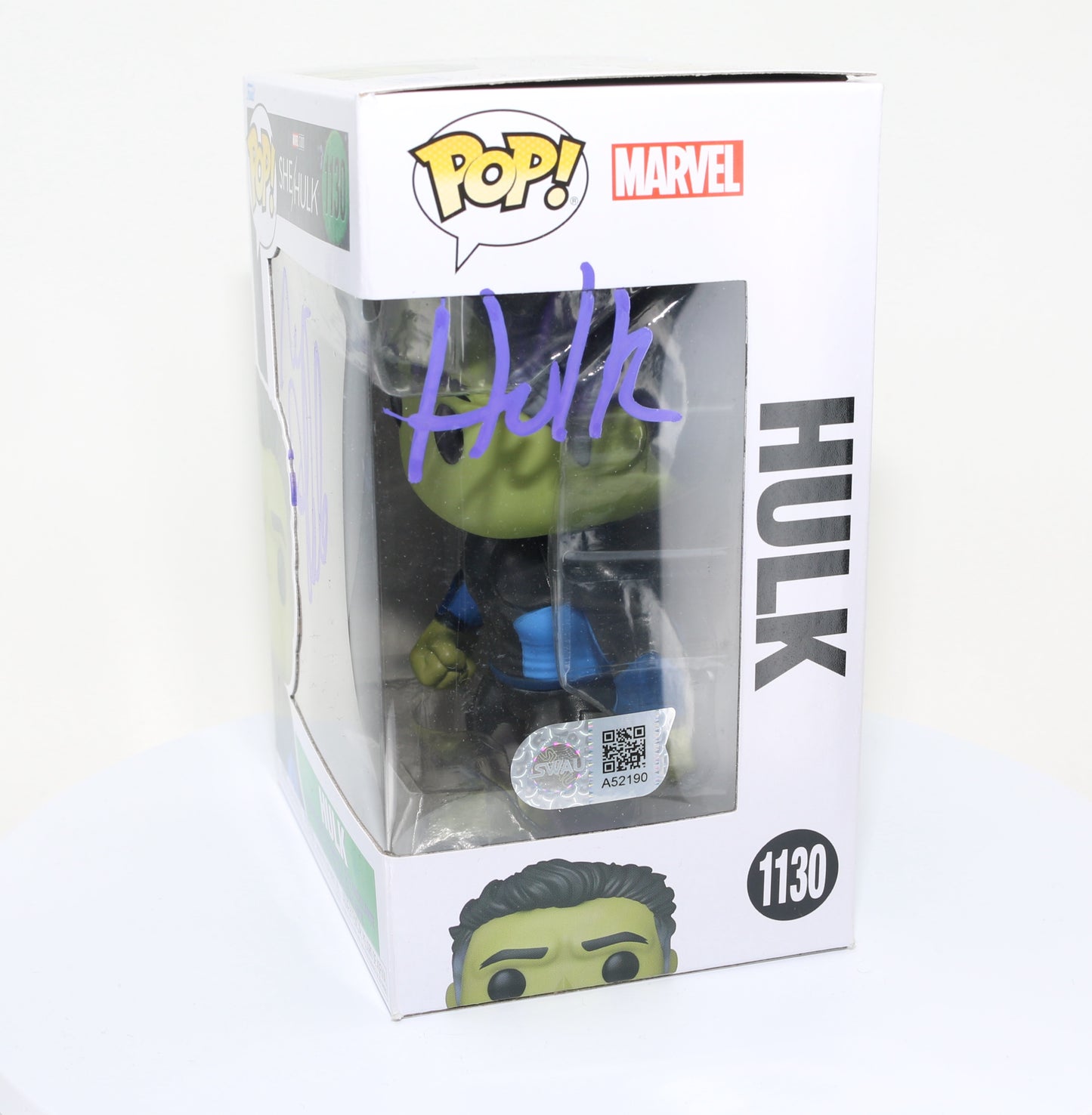 
                  
                    Mark Ruffalo as the Hulk in She-Hulk (SWAU) Signed Funko POP! #1130 with Character Name
                  
                