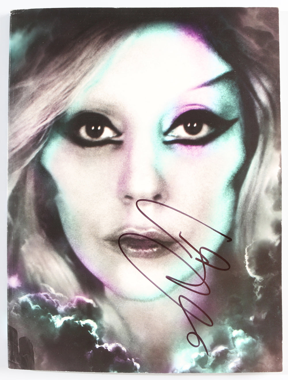 Born This Way Tour Lyric Booklet Signed by Lady Gaga