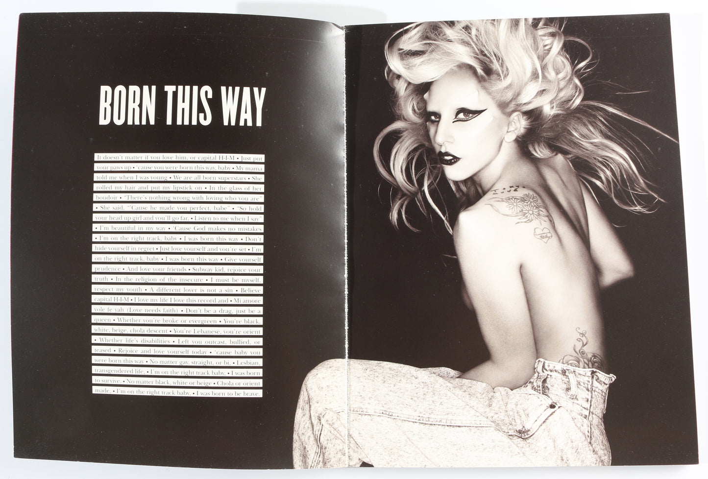 
                  
                    Born This Way Tour Lyric Booklet Signed by Lady Gaga
                  
                