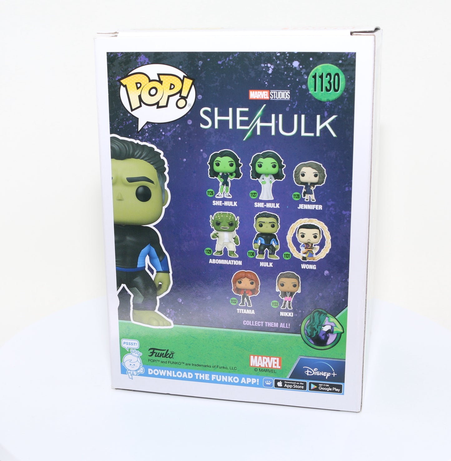 
                  
                    Mark Ruffalo as the Hulk in She-Hulk (SWAU) Signed Funko POP! #1130 with Character Name
                  
                