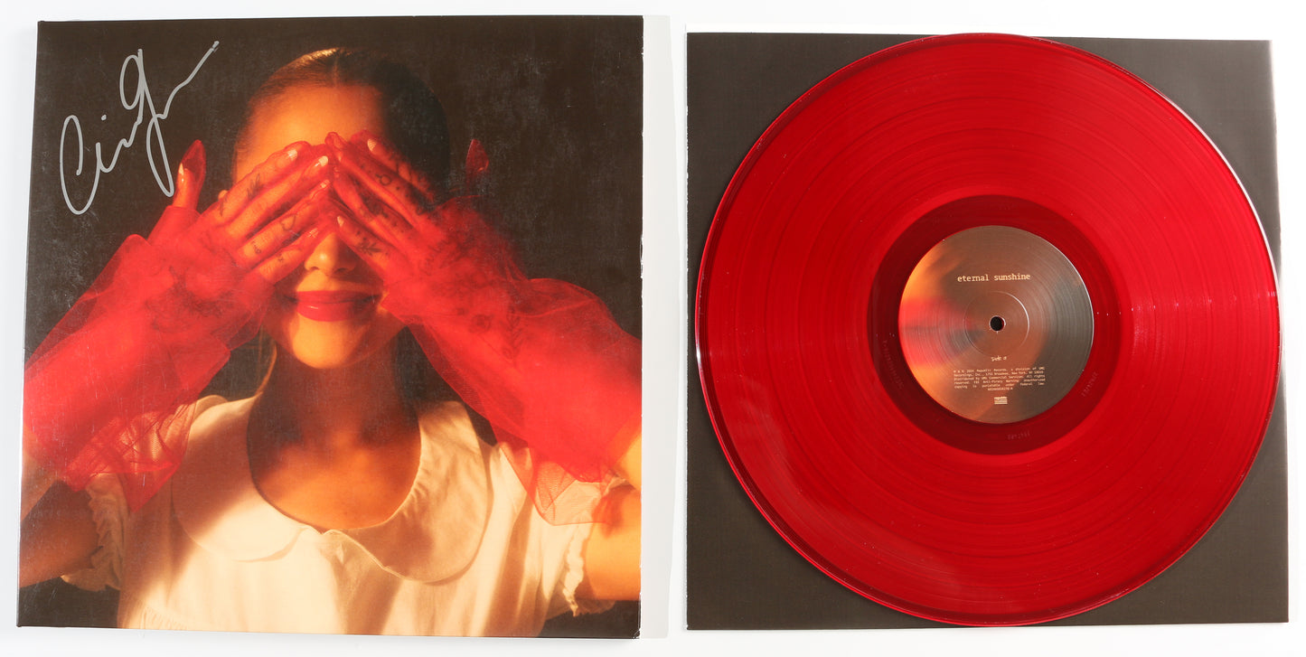 
                  
                    Ariana Grande: Eternal Sunshine Signed 12" Vinyl LP Translucent Ruby Red Record
                  
                