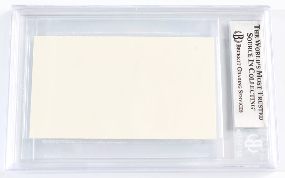 
                  
                    Christian Bale as Patrick Bateman in American Psycho (Beckett Slabbed) Prop Replica Business Card
                  
                