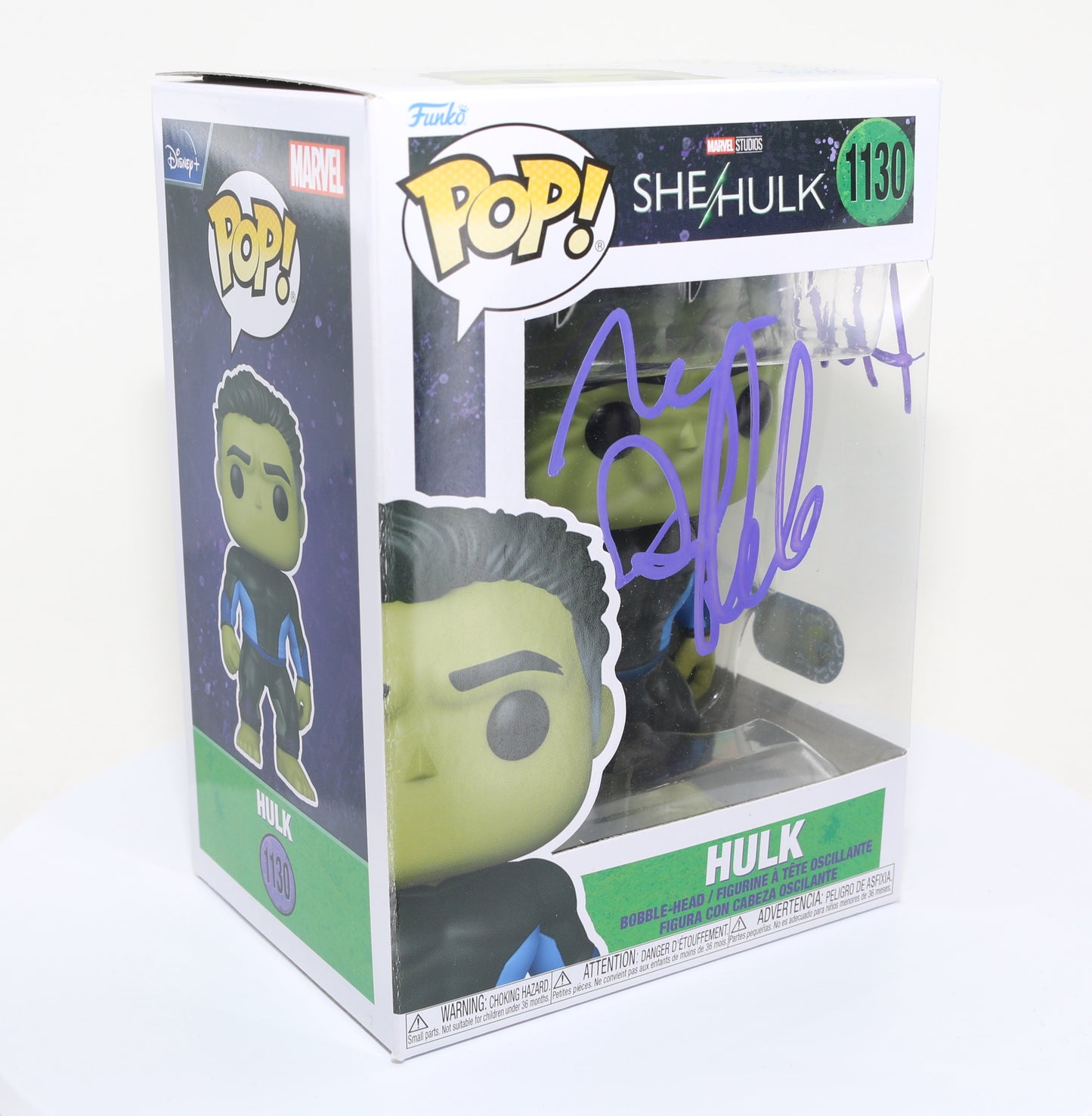 
                  
                    Mark Ruffalo as the Hulk in She-Hulk (SWAU) Signed Funko POP! #1130 with Character Name
                  
                