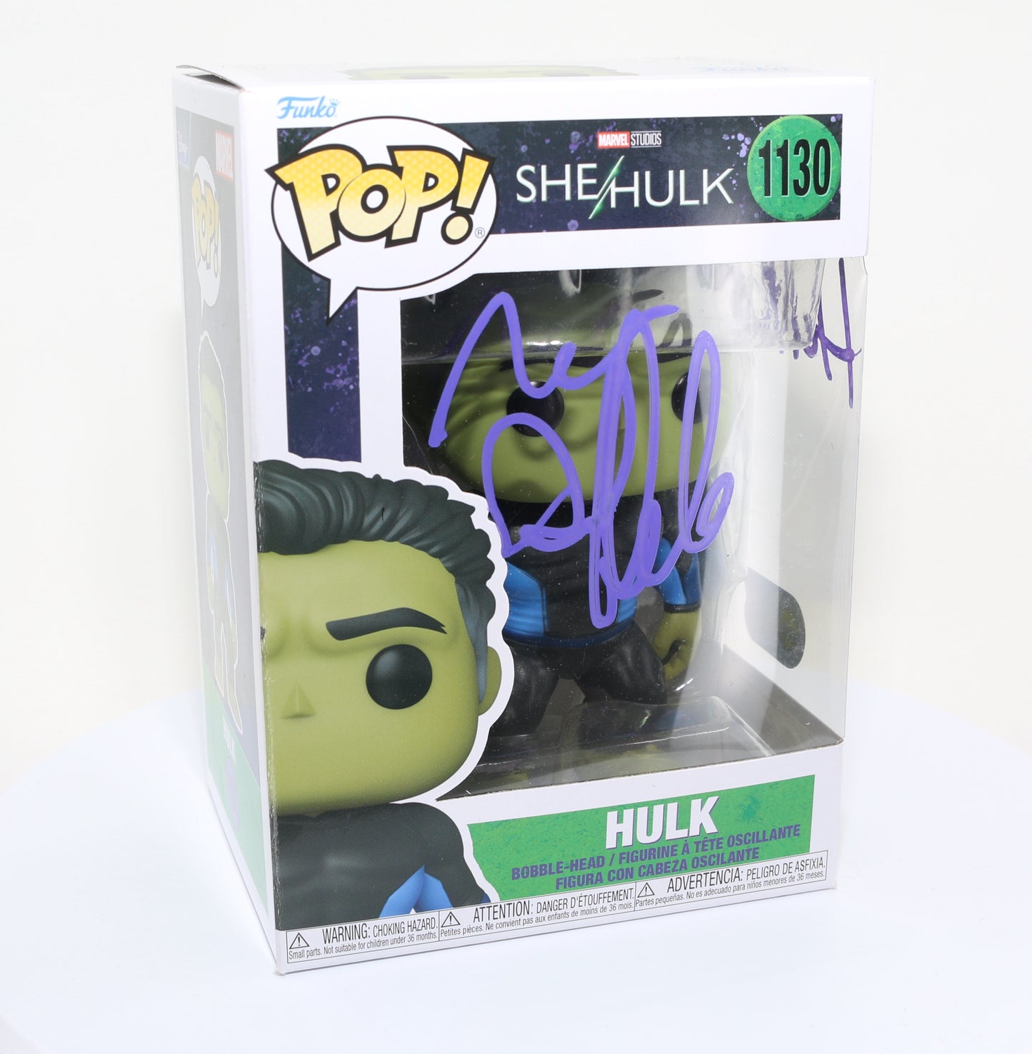
                  
                    Mark Ruffalo as the Hulk in She-Hulk (SWAU) Signed Funko POP! #1130 with Character Name
                  
                
