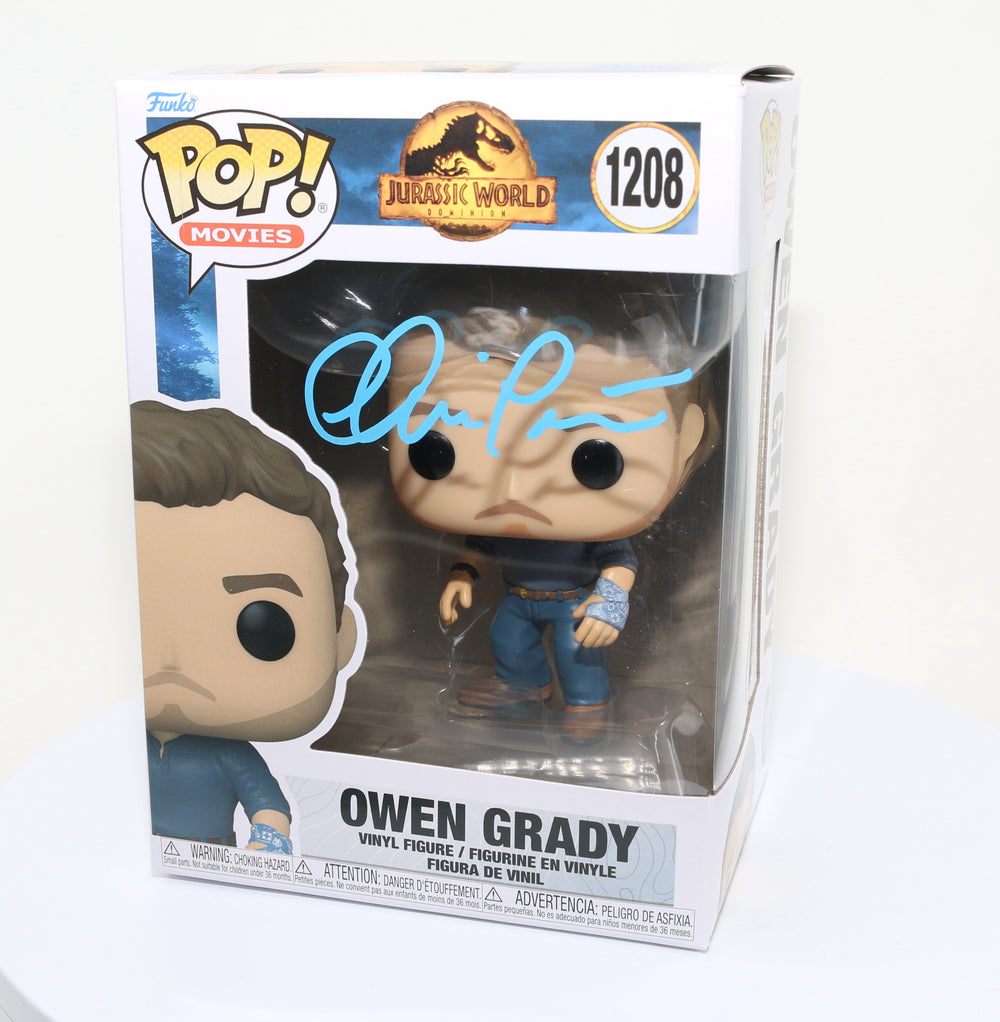Jurassic World クリス・プラット 1208 サイン入りFunko Chris Pratt as Owen Grady in Jurassic World Dominion (SWAU) Signed