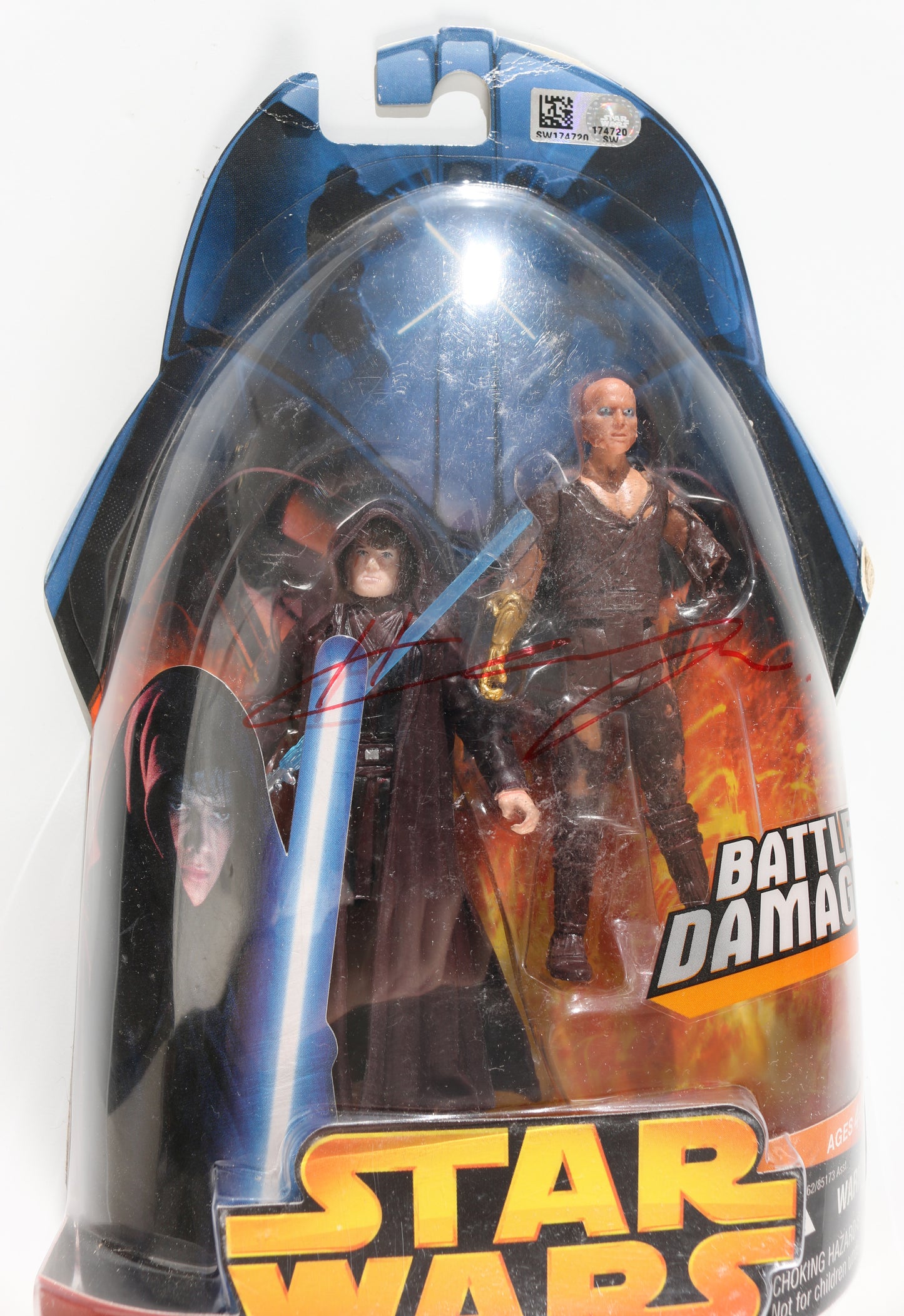 
                  
                    Hayden Christensen as Anakin Skywalker in Star Wars Episode III: Revenge of the Sith (Topps) Hasbro 2005 Signed Action Figure
                  
                