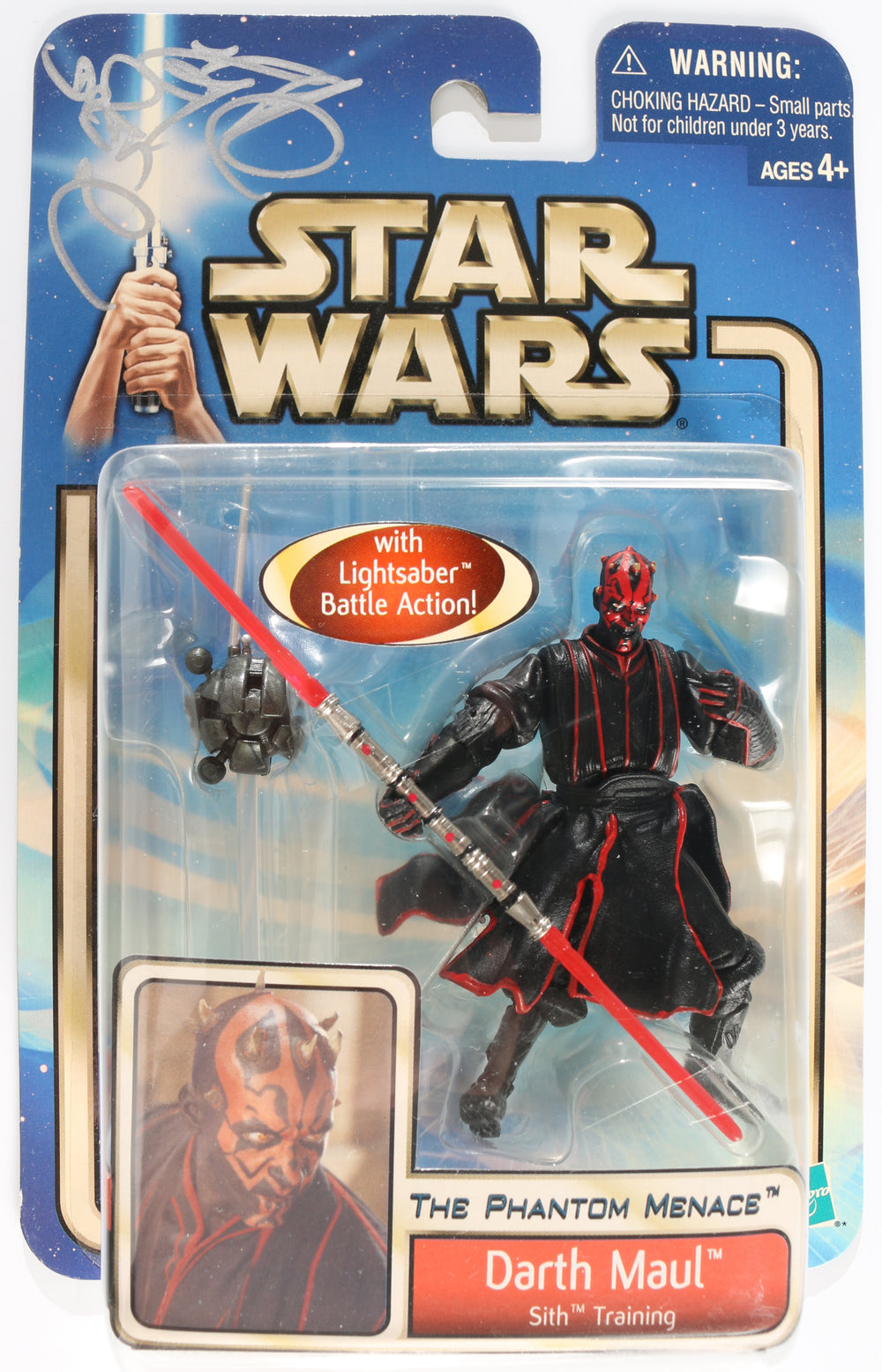 Ray Park as Darth Maul in Star Wars Episode I: The Phantom Menace Hasbro 2002 Signed Action Figure