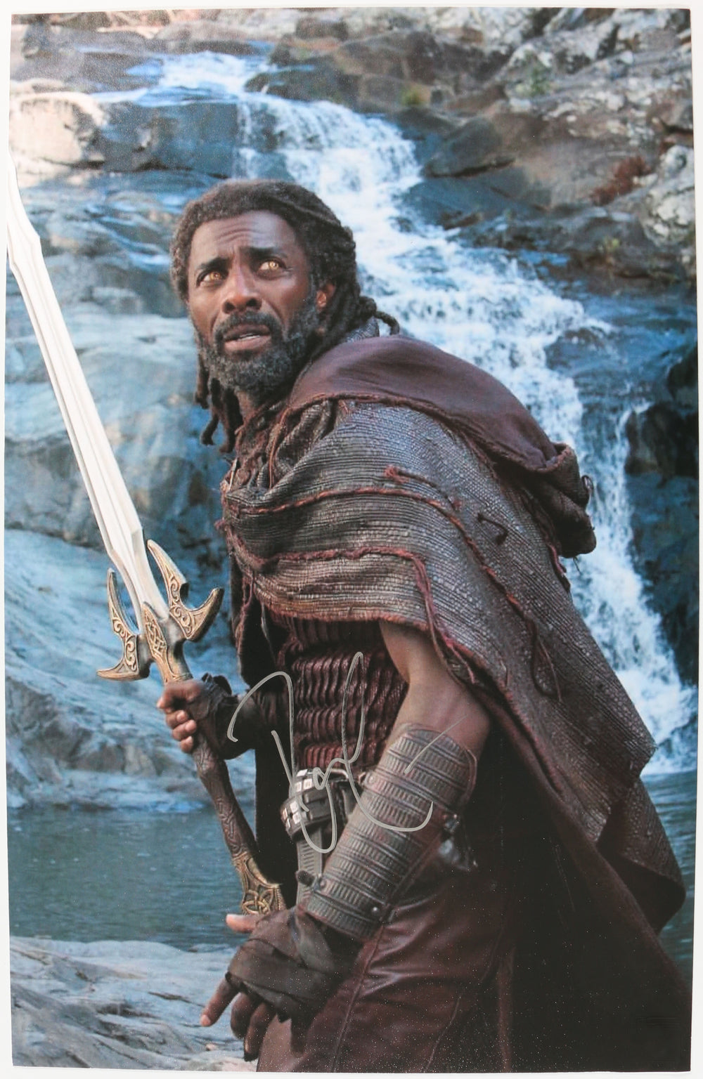 Idris Elba as Heimdall in Thor: Ragnarok Signed 11x17 Photo