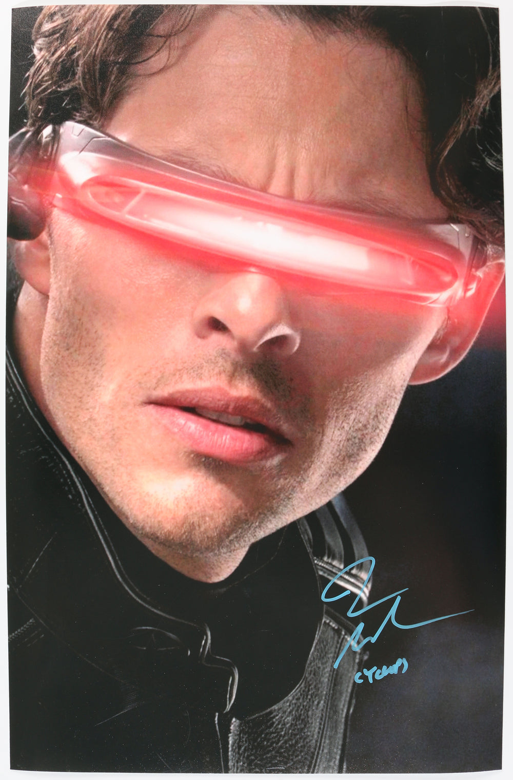 James Marsden as Cyclops in X-Men Signed 11x17 Photo with Character Name