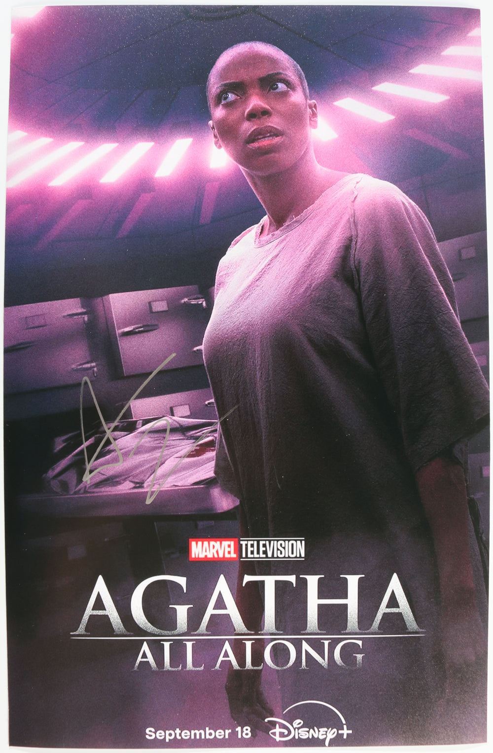 Sasheer Zamata as Jennifer Kale in Agatha All Along Signed 11x17 Mini Poster