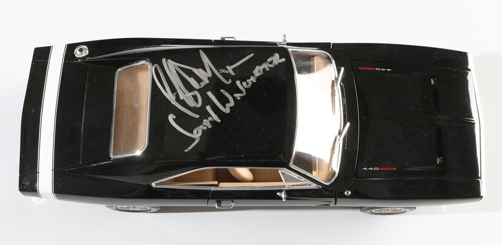 
                  
                    Jeffrey Dean Morgan as John Winchester in Supernatural Signed Greenlight Artisan 1:18 Scale Model 1967 Chevrolet Impala Sport Sedan with Character Name
                  
                