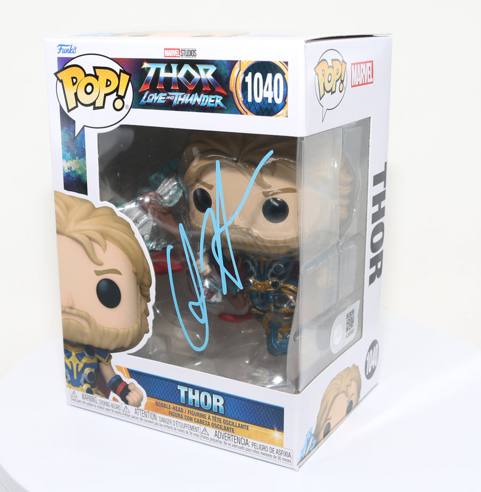 
                  
                    Chris Hemsworth as Thor in Thor: Love and Thunder (SWAU) Signed Funko POP! #1040
                  
                