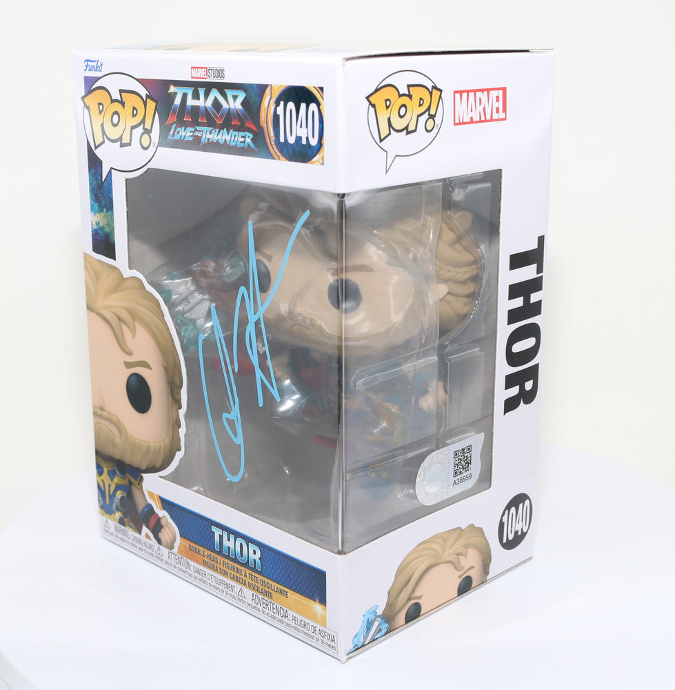 
                  
                    Chris Hemsworth as Thor in Thor: Love and Thunder (SWAU) Signed Funko POP! #1040
                  
                