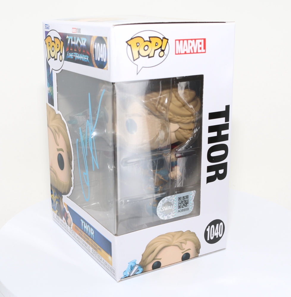 
                  
                    Chris Hemsworth as Thor in Thor: Love and Thunder (SWAU) Signed Funko POP! #1040
                  
                