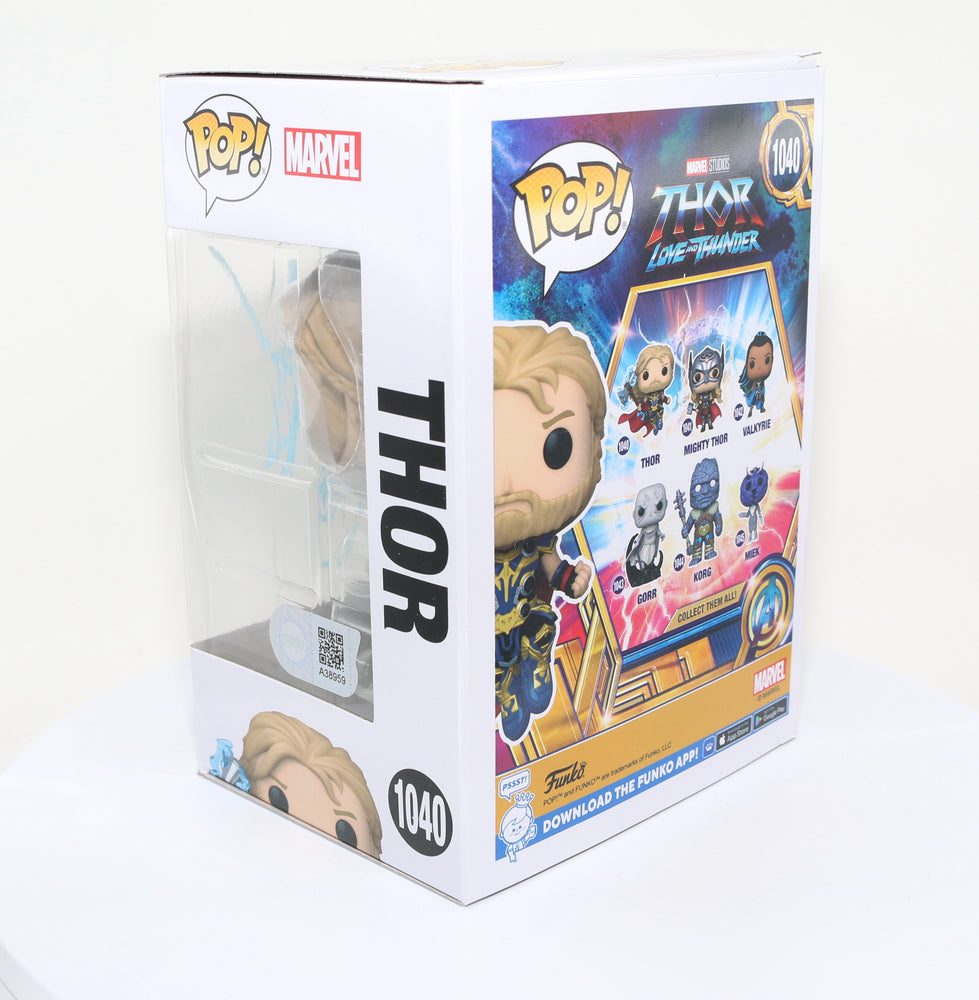 
                  
                    Chris Hemsworth as Thor in Thor: Love and Thunder (SWAU) Signed Funko POP! #1040
                  
                