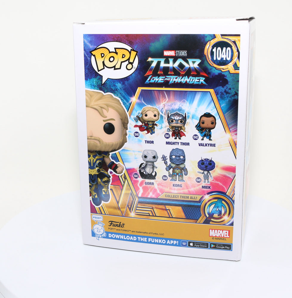 
                  
                    Chris Hemsworth as Thor in Thor: Love and Thunder (SWAU) Signed Funko POP! #1040
                  
                