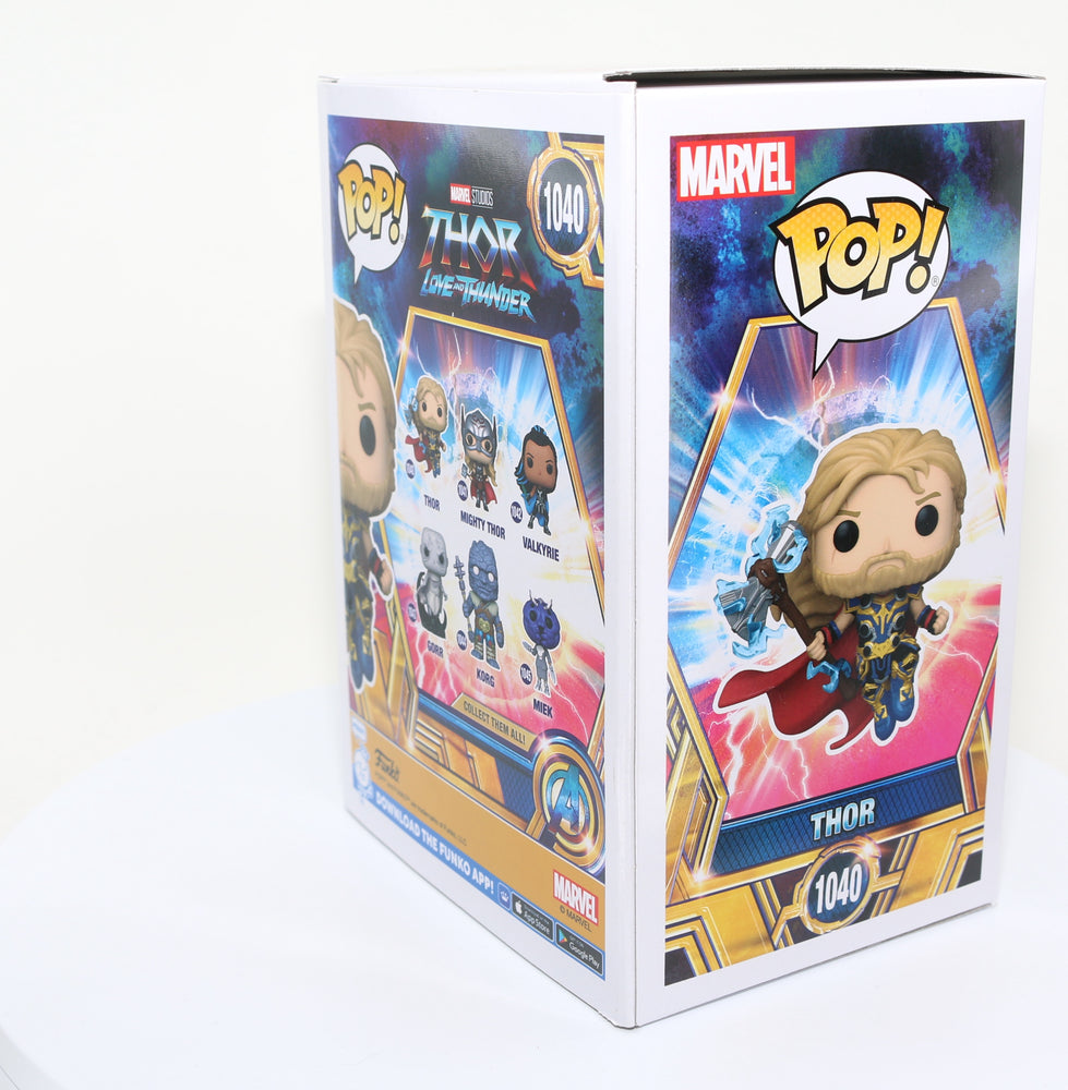 
                  
                    Chris Hemsworth as Thor in Thor: Love and Thunder (SWAU) Signed Funko POP! #1040
                  
                