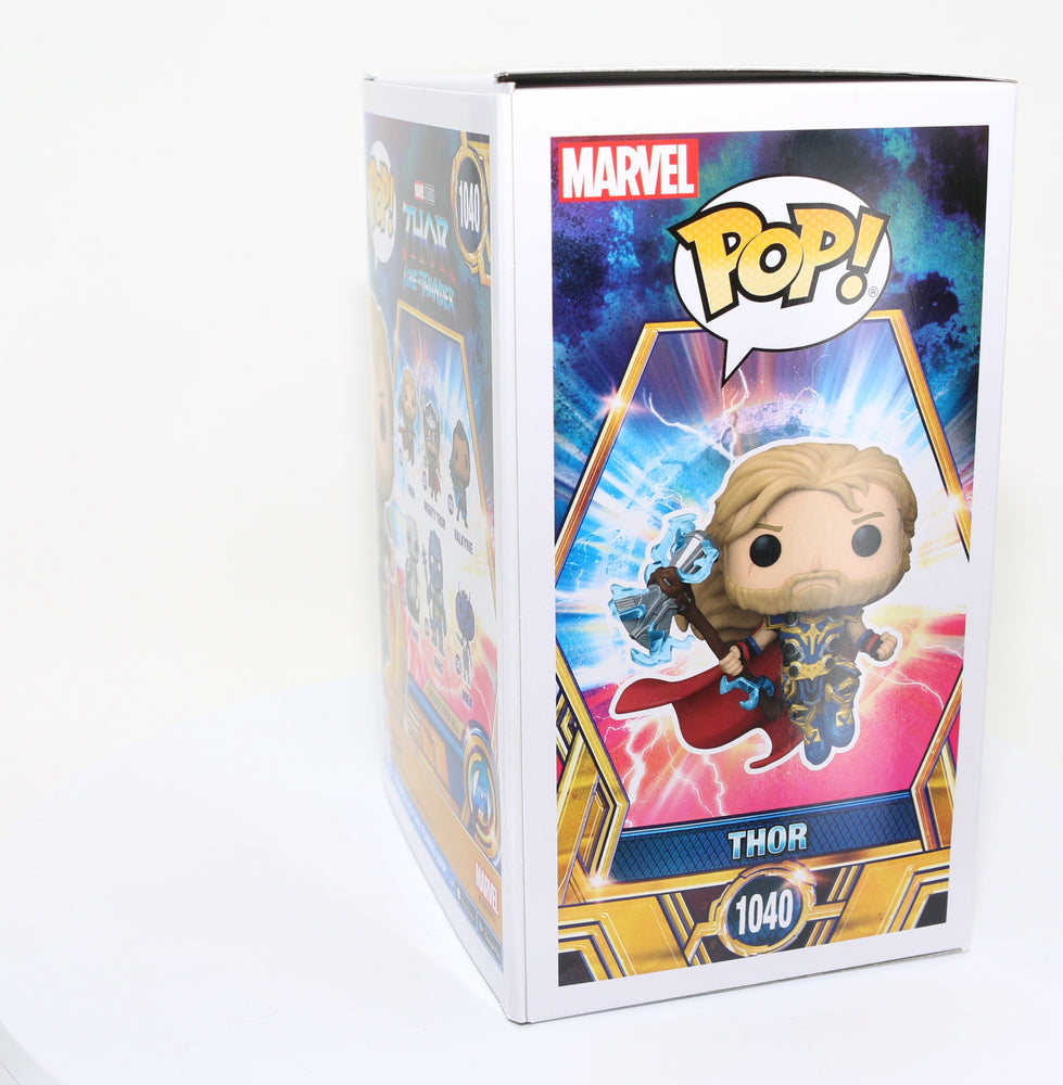 
                  
                    Chris Hemsworth as Thor in Thor: Love and Thunder (SWAU) Signed Funko POP! #1040
                  
                