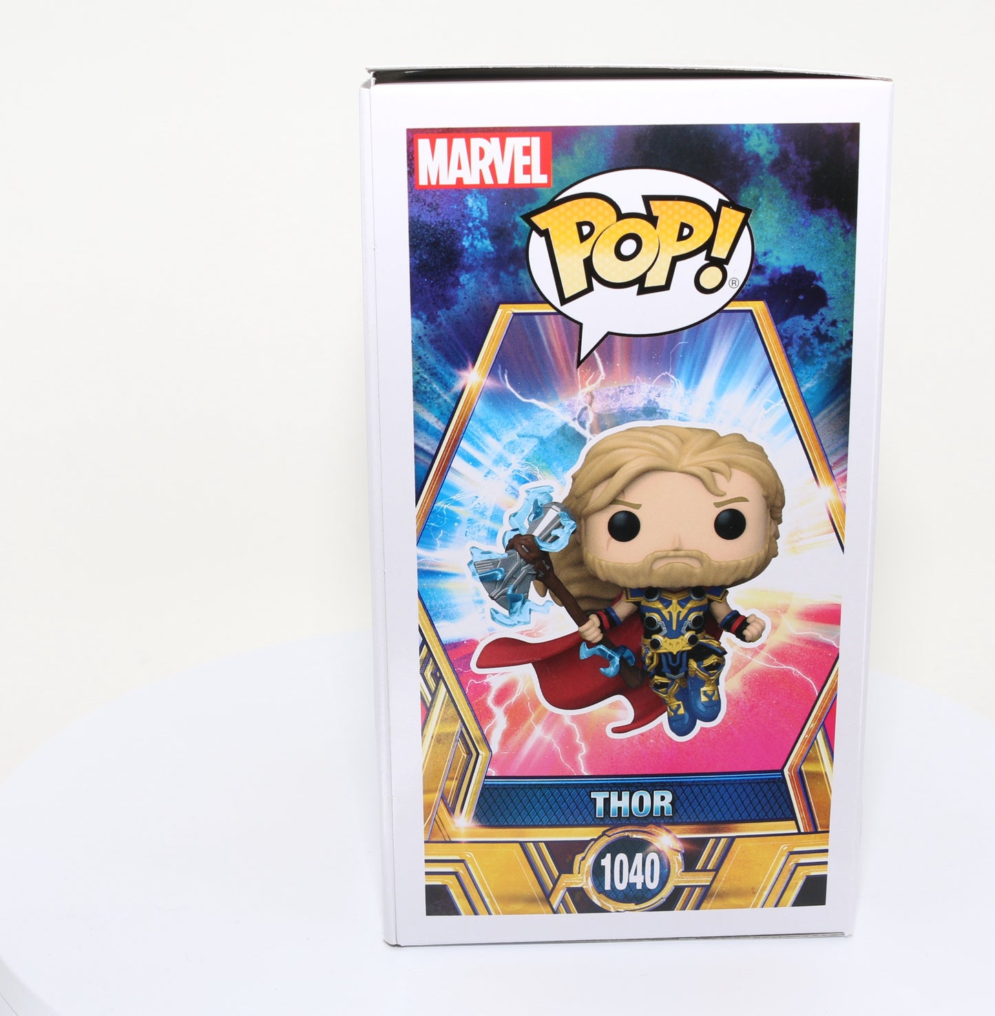 
                  
                    Chris Hemsworth as Thor in Thor: Love and Thunder (SWAU) Signed Funko POP! #1040
                  
                
