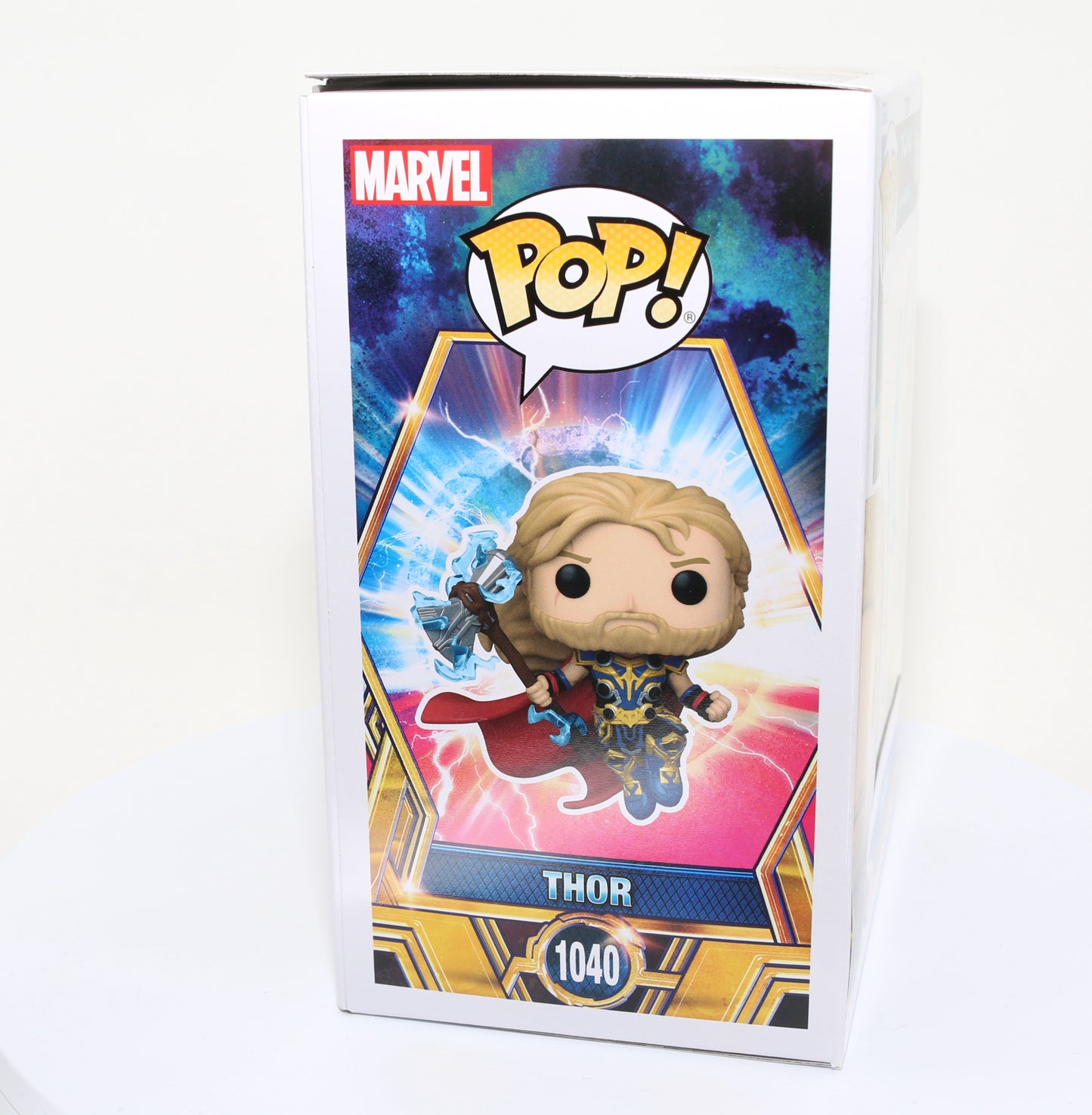 
                  
                    Chris Hemsworth as Thor in Thor: Love and Thunder (SWAU) Signed Funko POP! #1040
                  
                