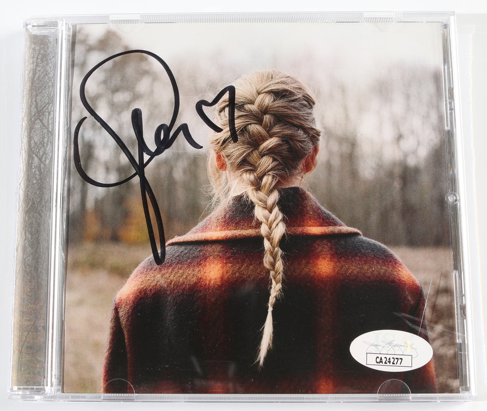 Evermore CD Album with Cover (JSA) Signed by Taylor Swift
