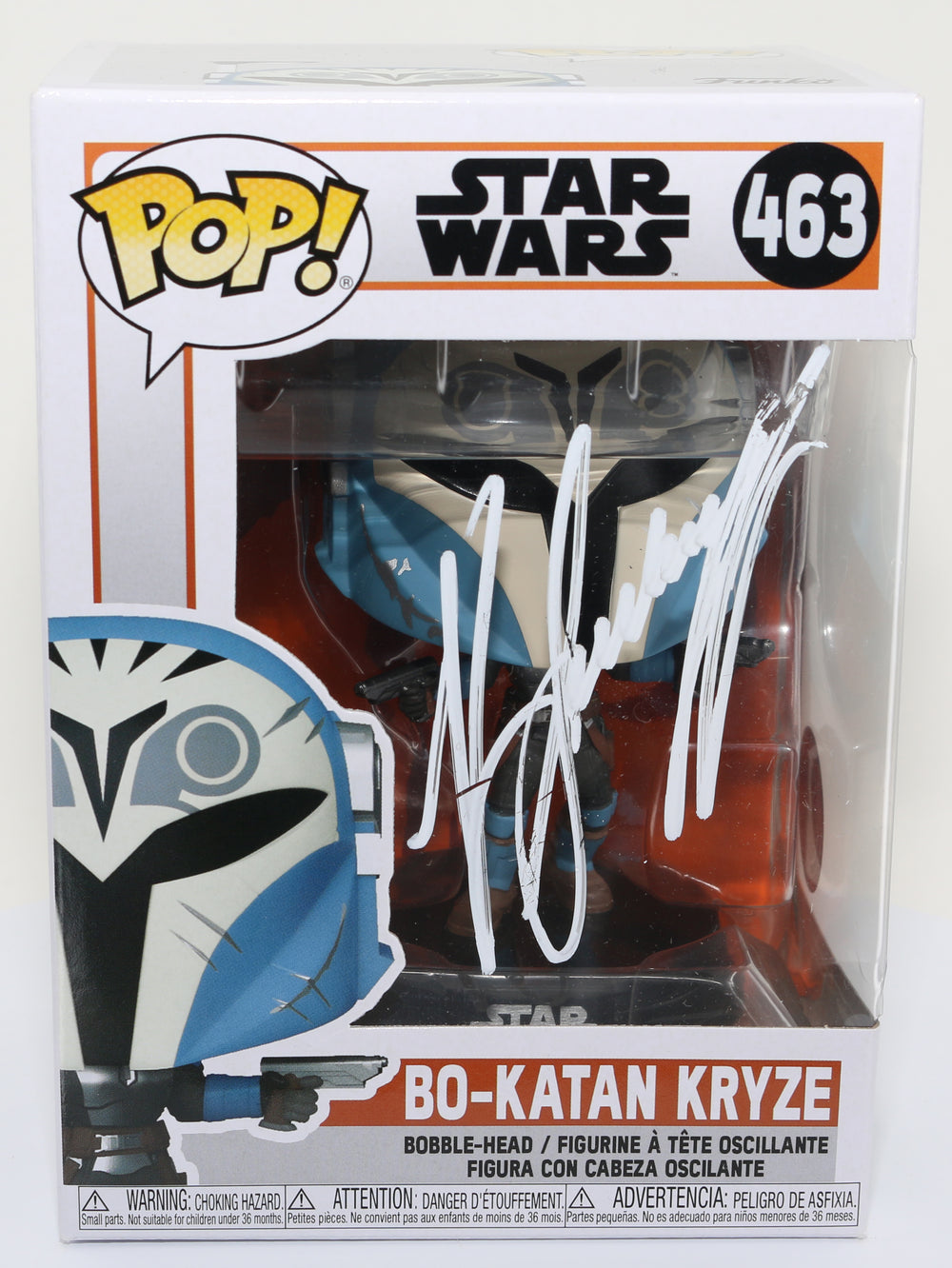 Katee Sackhoff as Bo-Katan Kryze in Star Wars: The Mandalorian (SWAU) Signed Funko POP! #463