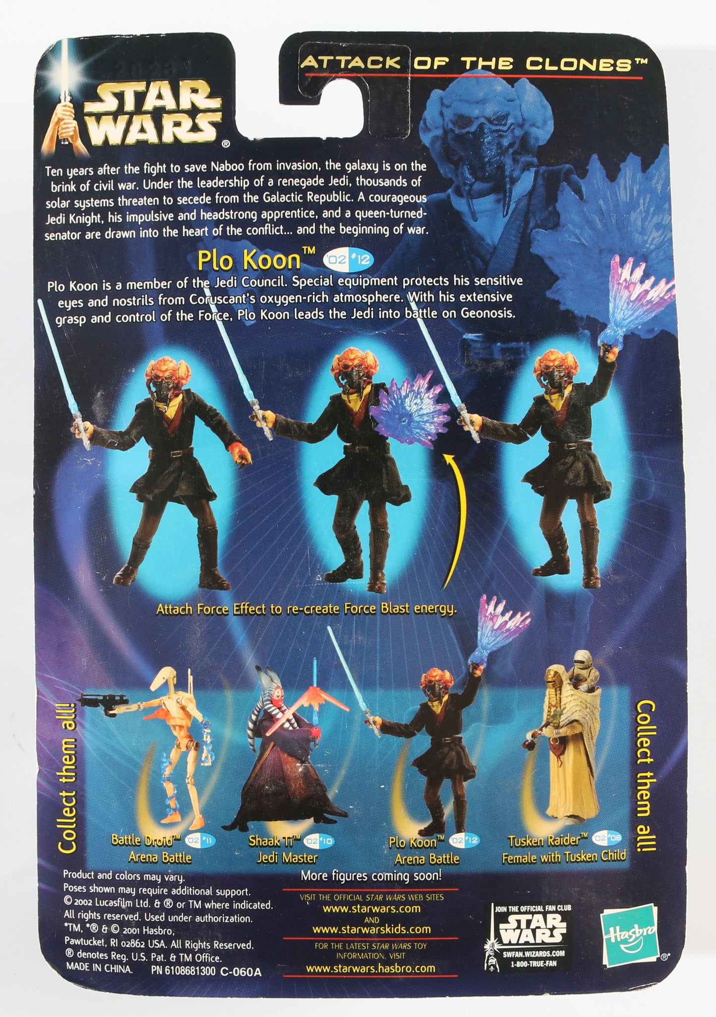 
                  
                    Alan Ruscoe as Plo Koon in Star Wars Episode II: Attack of the Clones Signed Action Figure with Character Name
                  
                