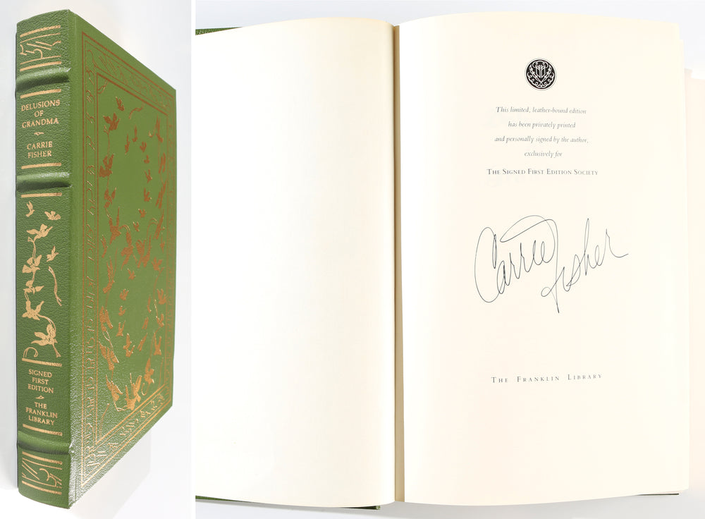 Delusions of Grandma First Edition Hardcover Book Signed by Star Wars Princess Leia Actress & Author Carrie Fisher
