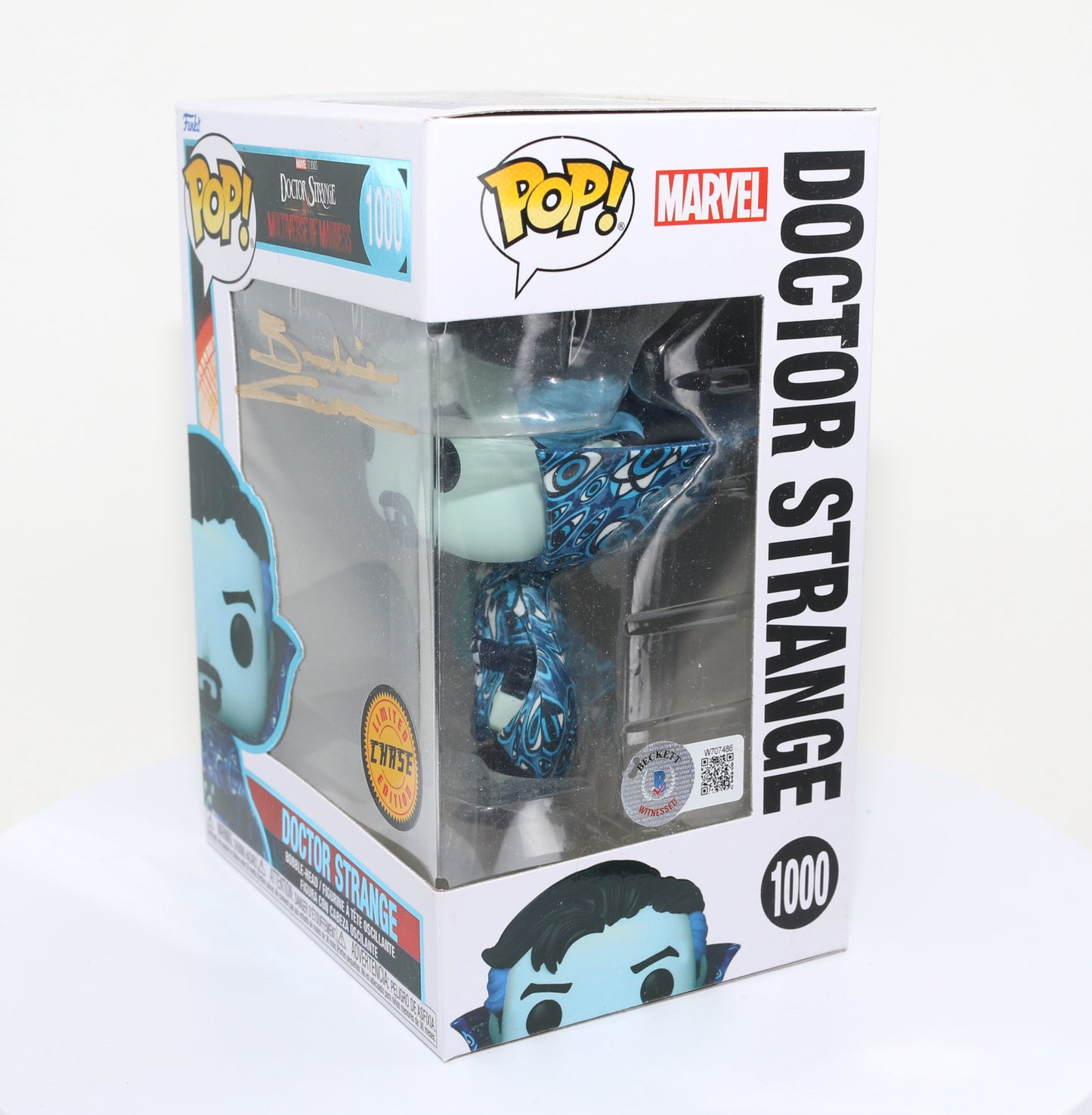 
                  
                    Benedict Cumberbatch as Doctor Strange in The Multiverse of Madness (Beckett Witnessed) Signed POP! Funko #1000 Chase Edition
                  
                