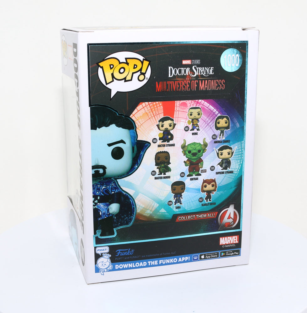 
                  
                    Benedict Cumberbatch as Doctor Strange in The Multiverse of Madness (Beckett Witnessed) Signed POP! Funko #1000 Chase Edition
                  
                