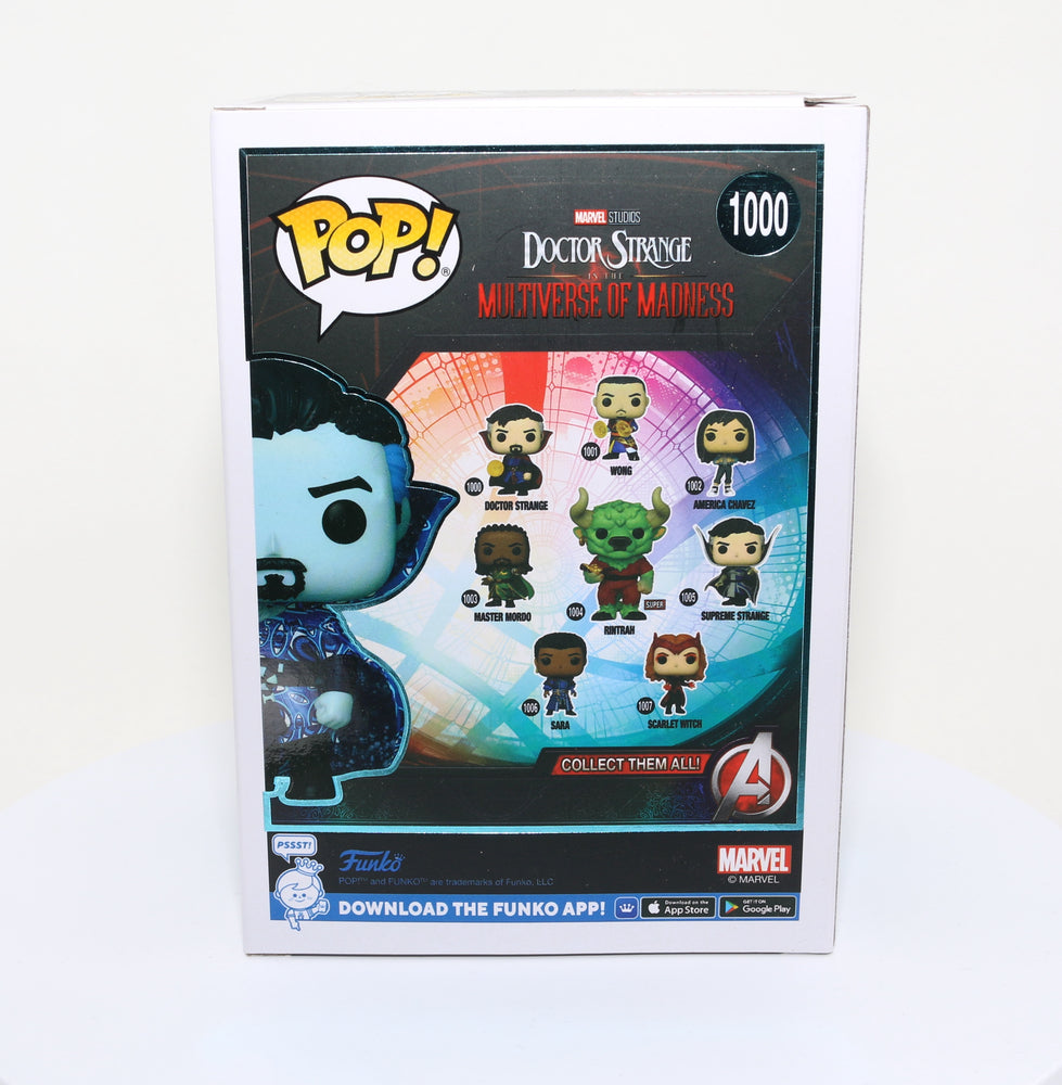 
                  
                    Benedict Cumberbatch as Doctor Strange in The Multiverse of Madness (Beckett Witnessed) Signed POP! Funko #1000 Chase Edition
                  
                